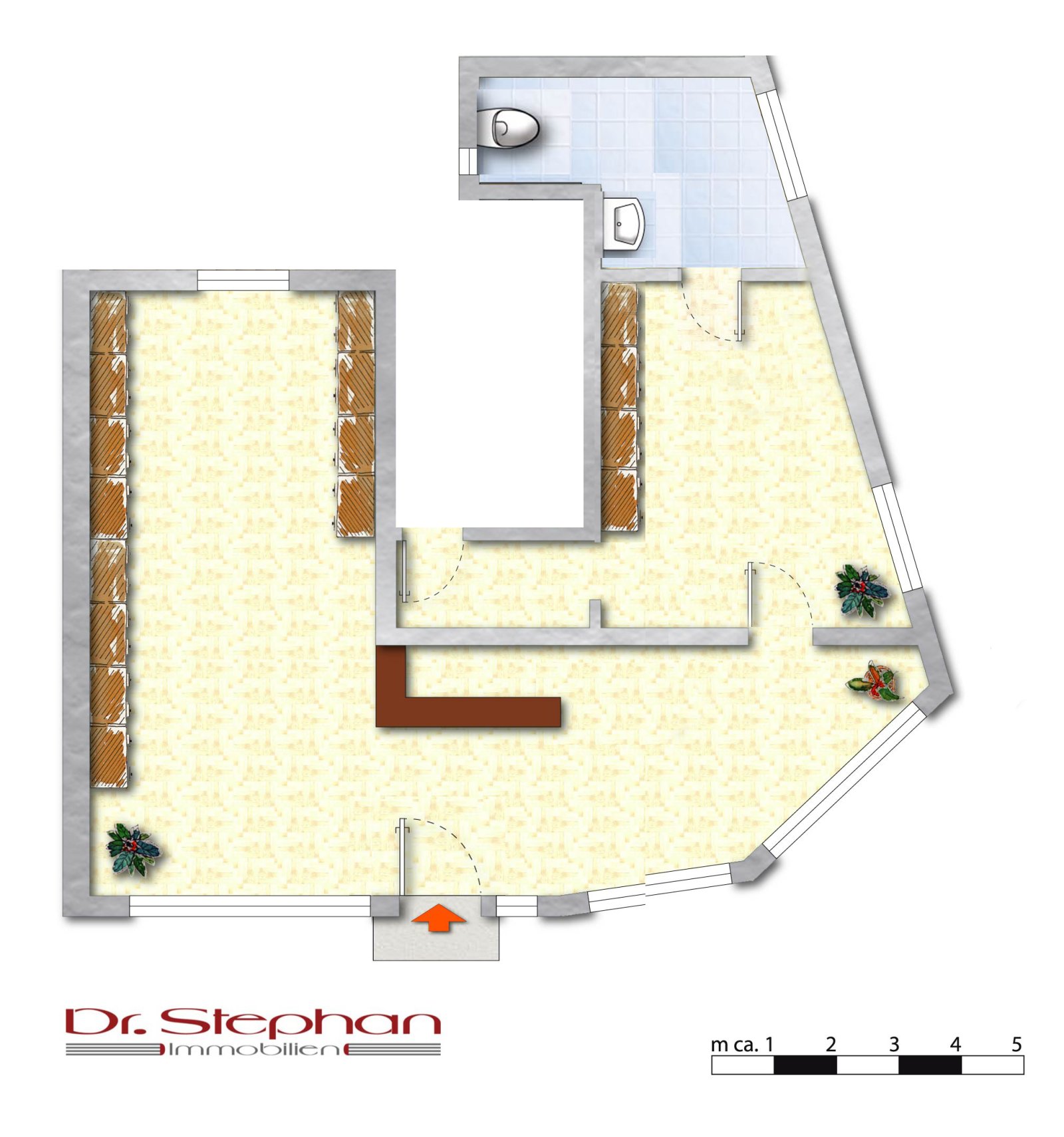 Verkaufsraum oder Büro in Heppenheim nahe Fußgängerzone