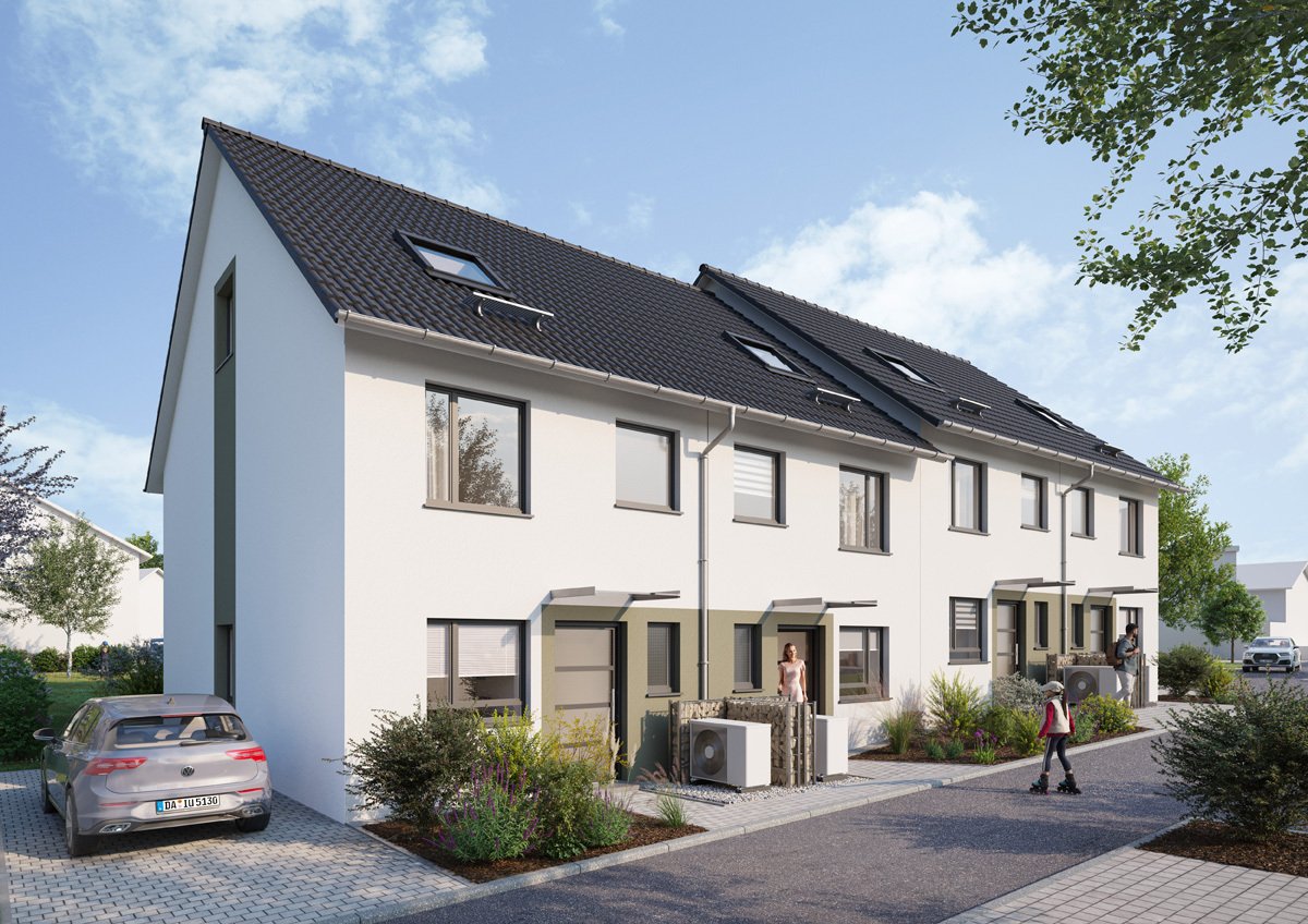 Neugebautes Reihenmittelhaus in ruhiger Lage und kurzem Weg nach Darmstadt