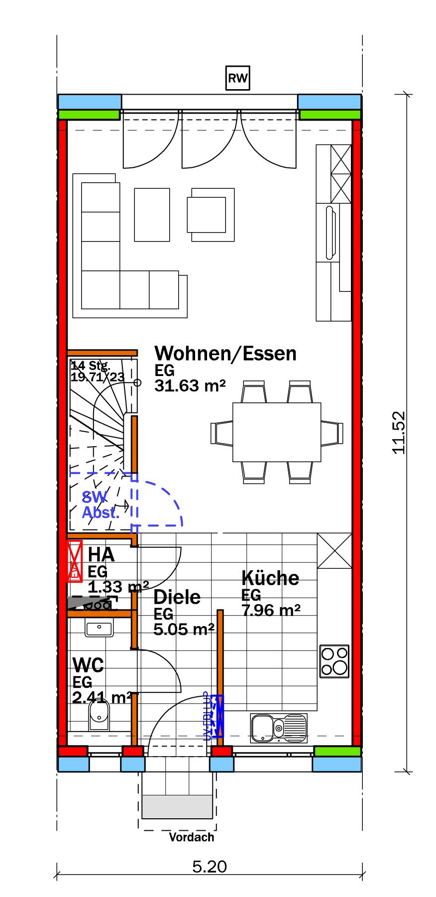 Neugebautes Reihenmittelhaus in ruhiger Lage und kurzem Weg nach Darmstadt
