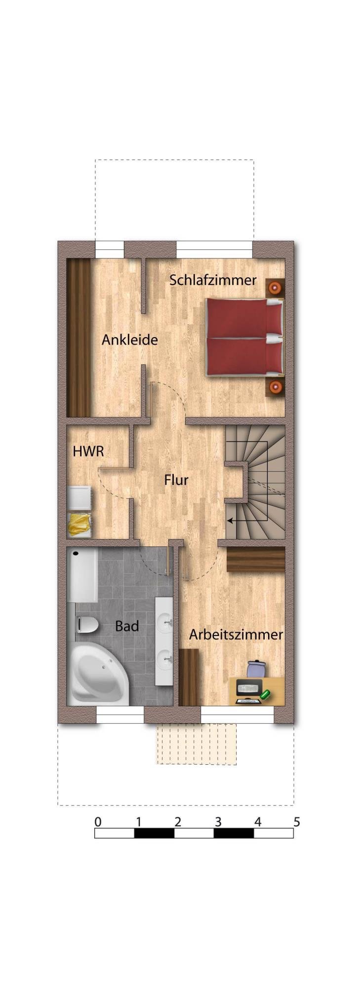 Geräumiges Reihnmittelhaus mit sehr geringem Energieverbrauch