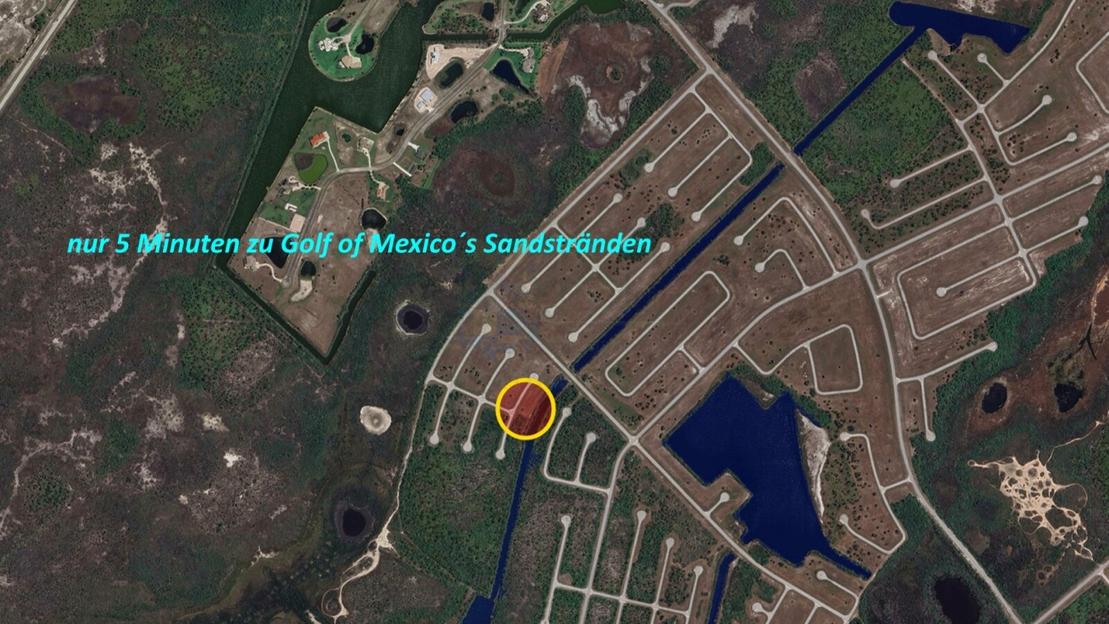 EUR 49/m² - WSG - Investition mit Aussicht - Wassergrundstück in Florida