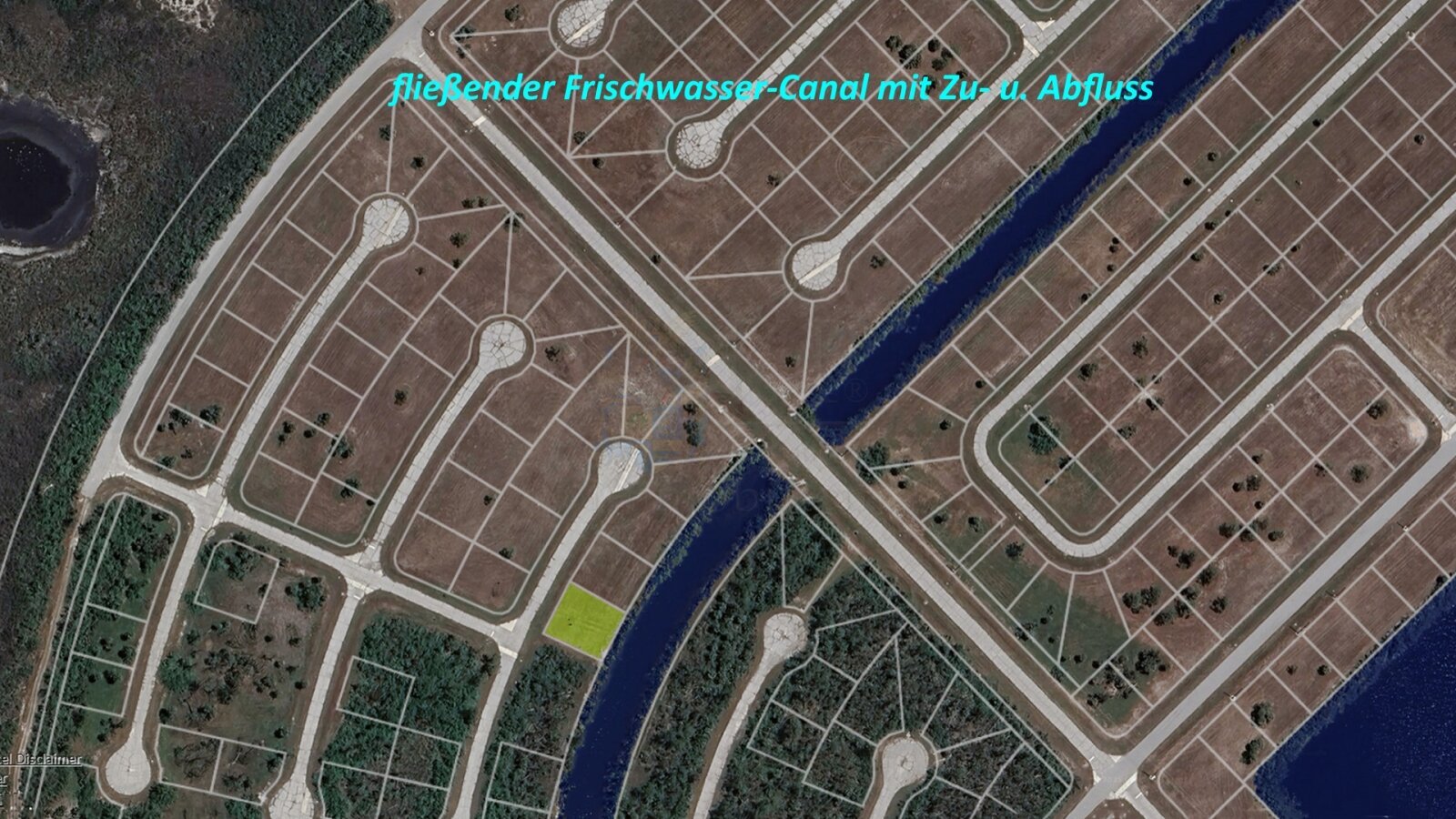 EUR 49/m² - WSG - Investition mit Aussicht - Wassergrundstück in Florida