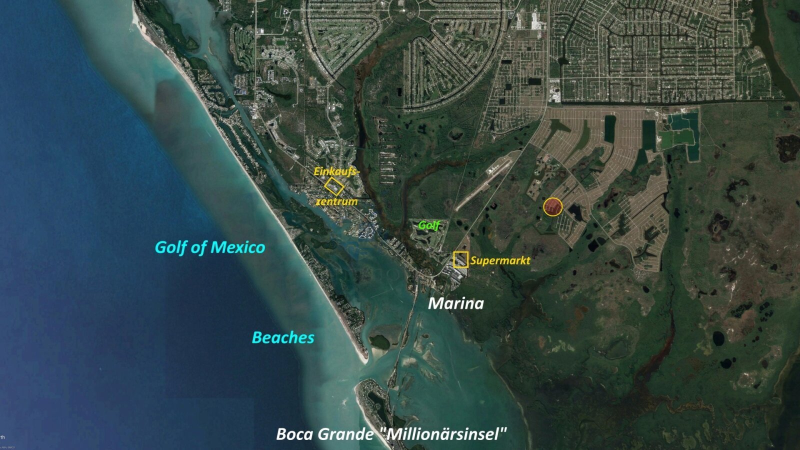 EUR 49/m² - WSG - Investition mit Aussicht - Wassergrundstück in Florida