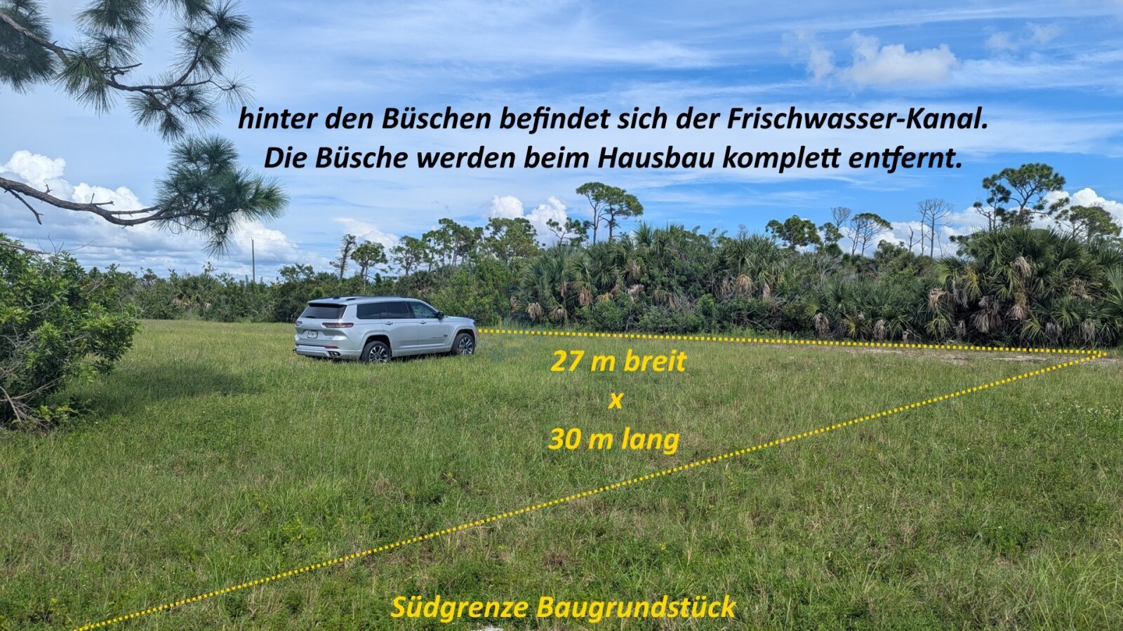 EUR 49/m² - WSG - Investition mit Aussicht - Wassergrundstück in Florida