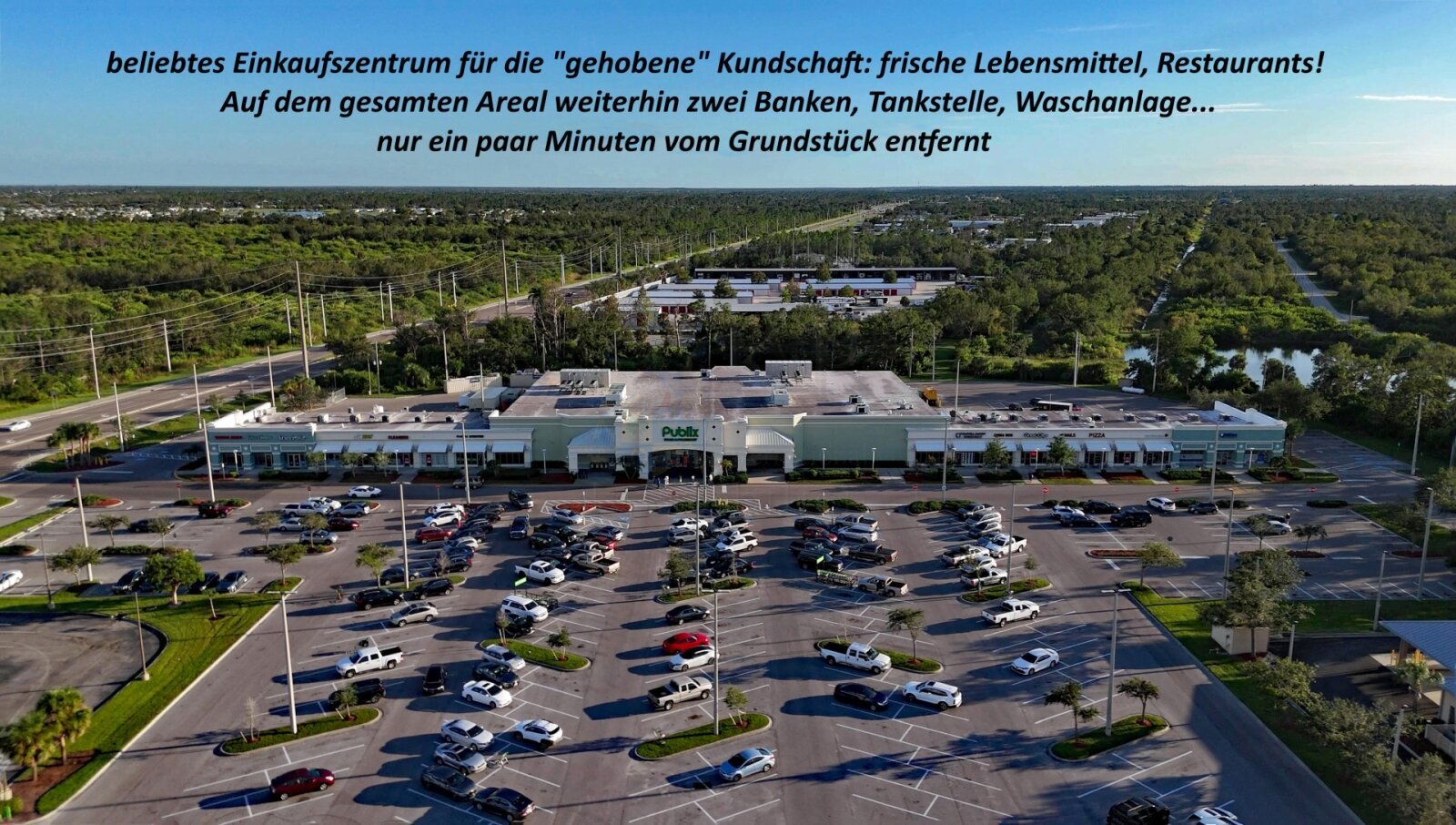 EUR 49/m² - WSG - Investition mit Aussicht - Wassergrundstück in Florida