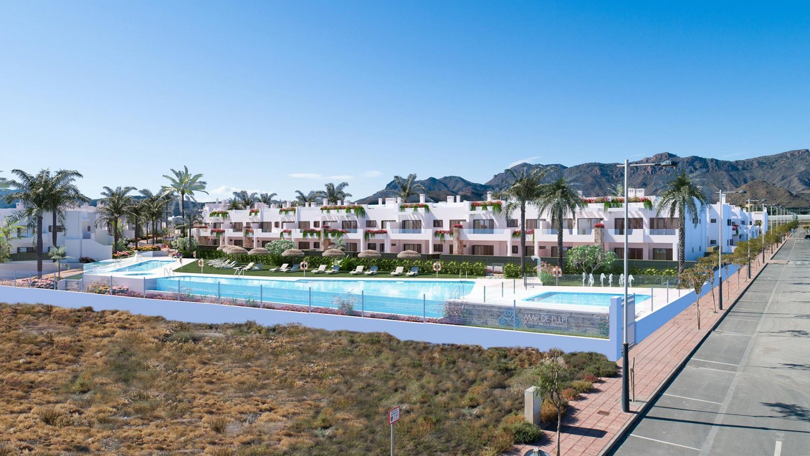 Mar de Pulpi: Moderne Apartments mit Garten, Pool & mediterranem Flair 
