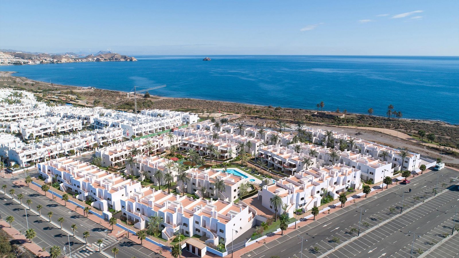 Mar de Pulpi: Luxus-Apartments im andalusischen Stil mit Meerblick 
