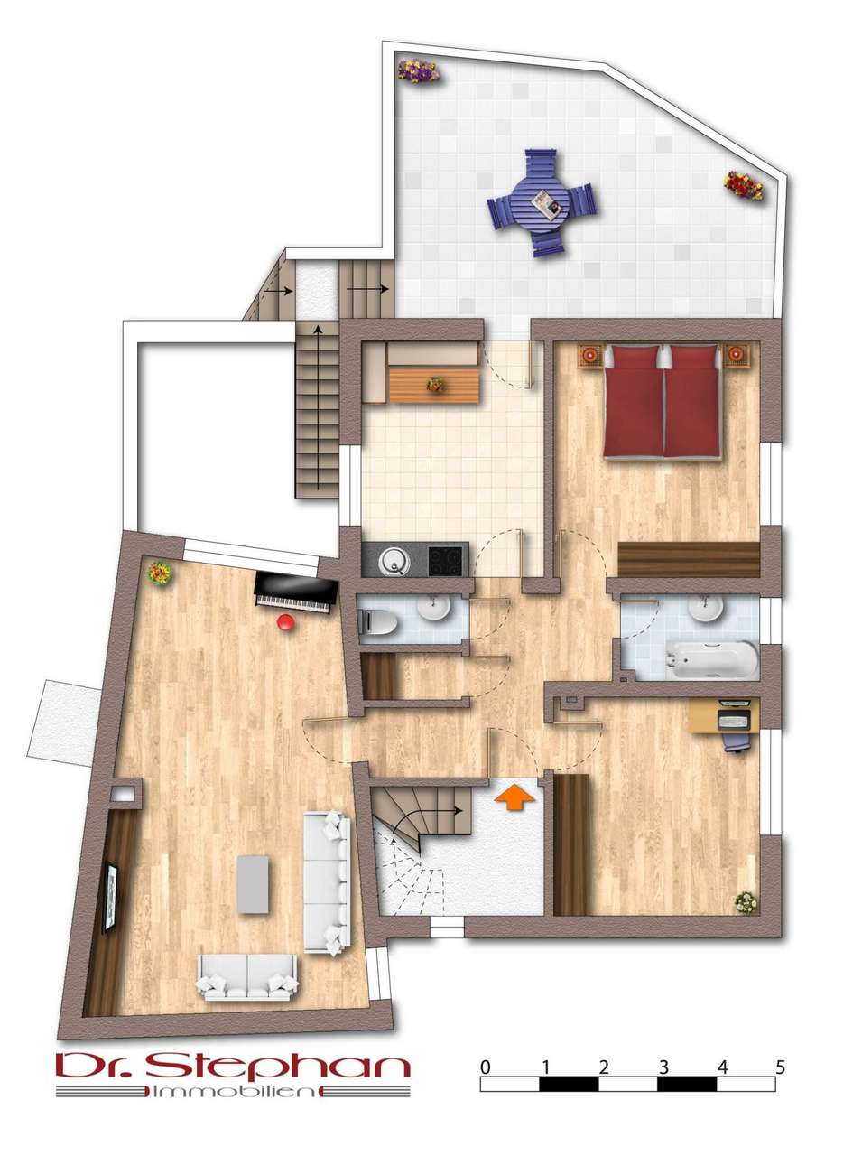 modernisiertes Zweiparteienhaus in Kirschhausen