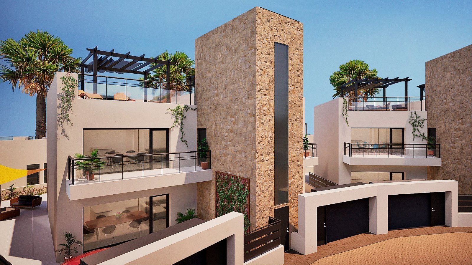 Modernes Apartment mit Solarium, Gemeinschaftspool und Komfort