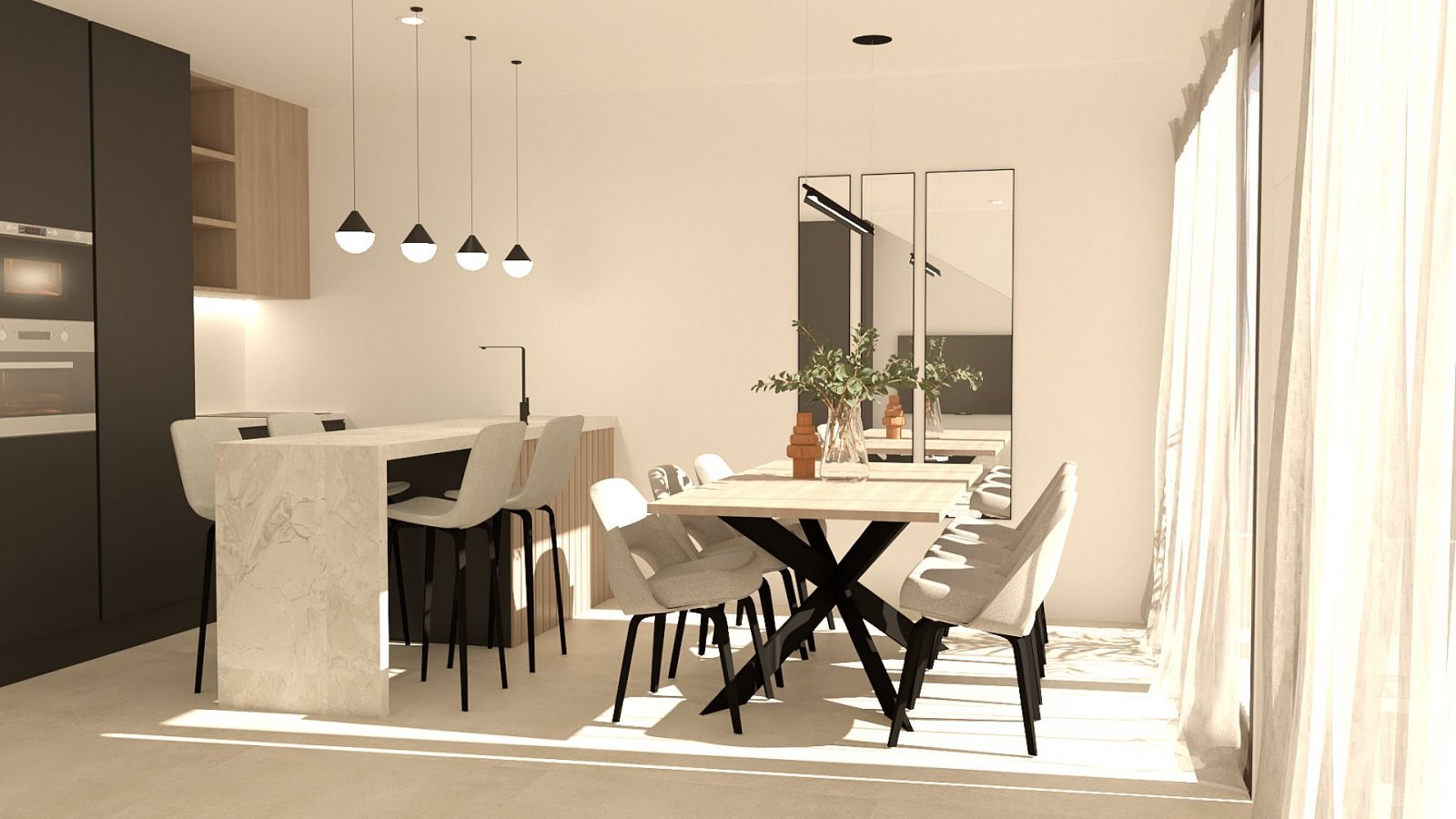 Mediterranes Apartment mit Terrasse und Freizeitkomfort