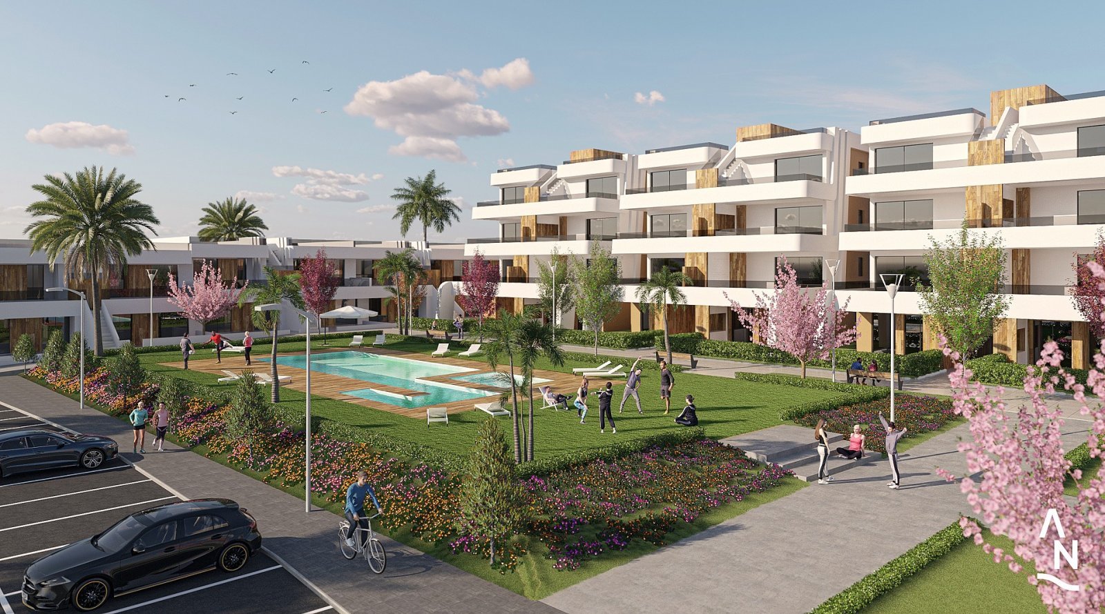 Mediterranes Apartment mit Terrasse und Freizeitkomfort