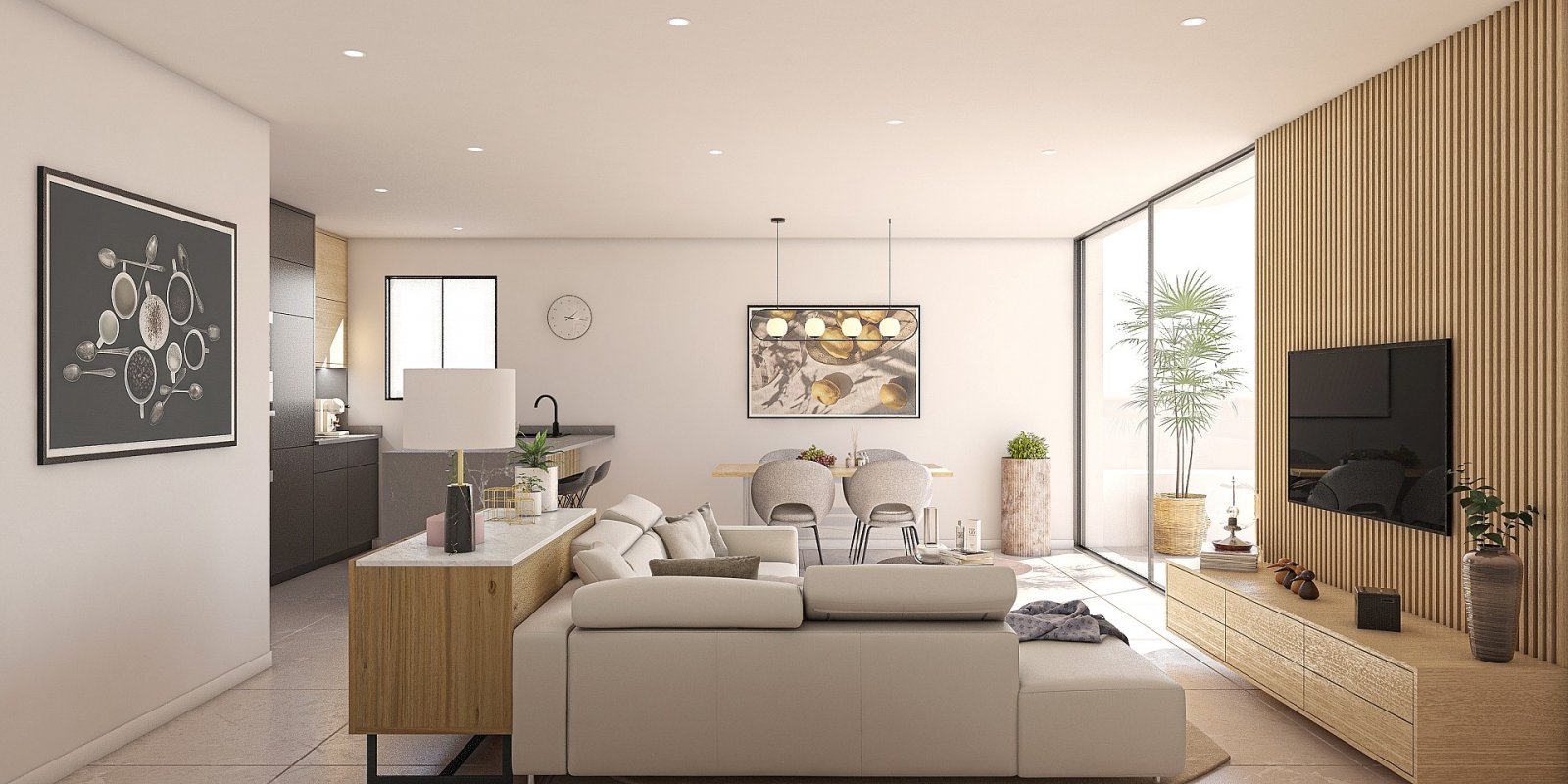 Mediterranes Apartment mit Terrasse und Freizeitkomfort
