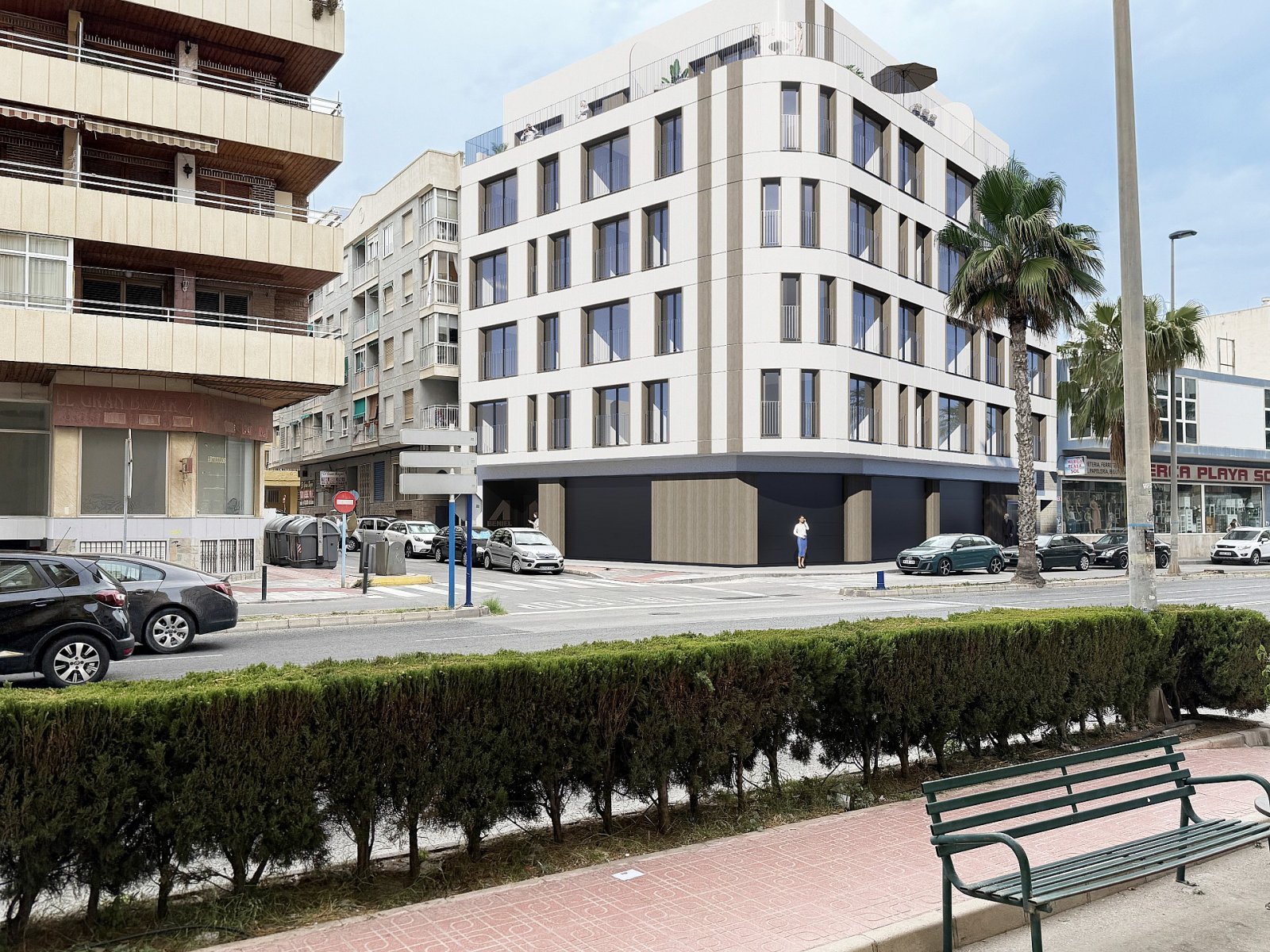 Exklusive Strandwohnung mit Rooftop-Pool und Top-Lage