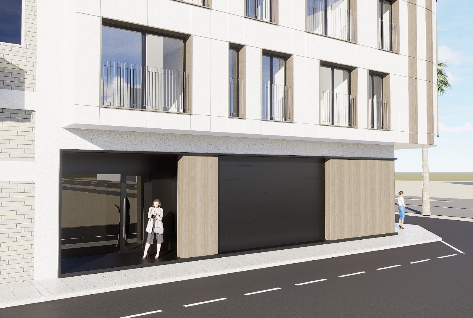 Exklusive Strandwohnung mit Rooftop-Pool und Top-Lage