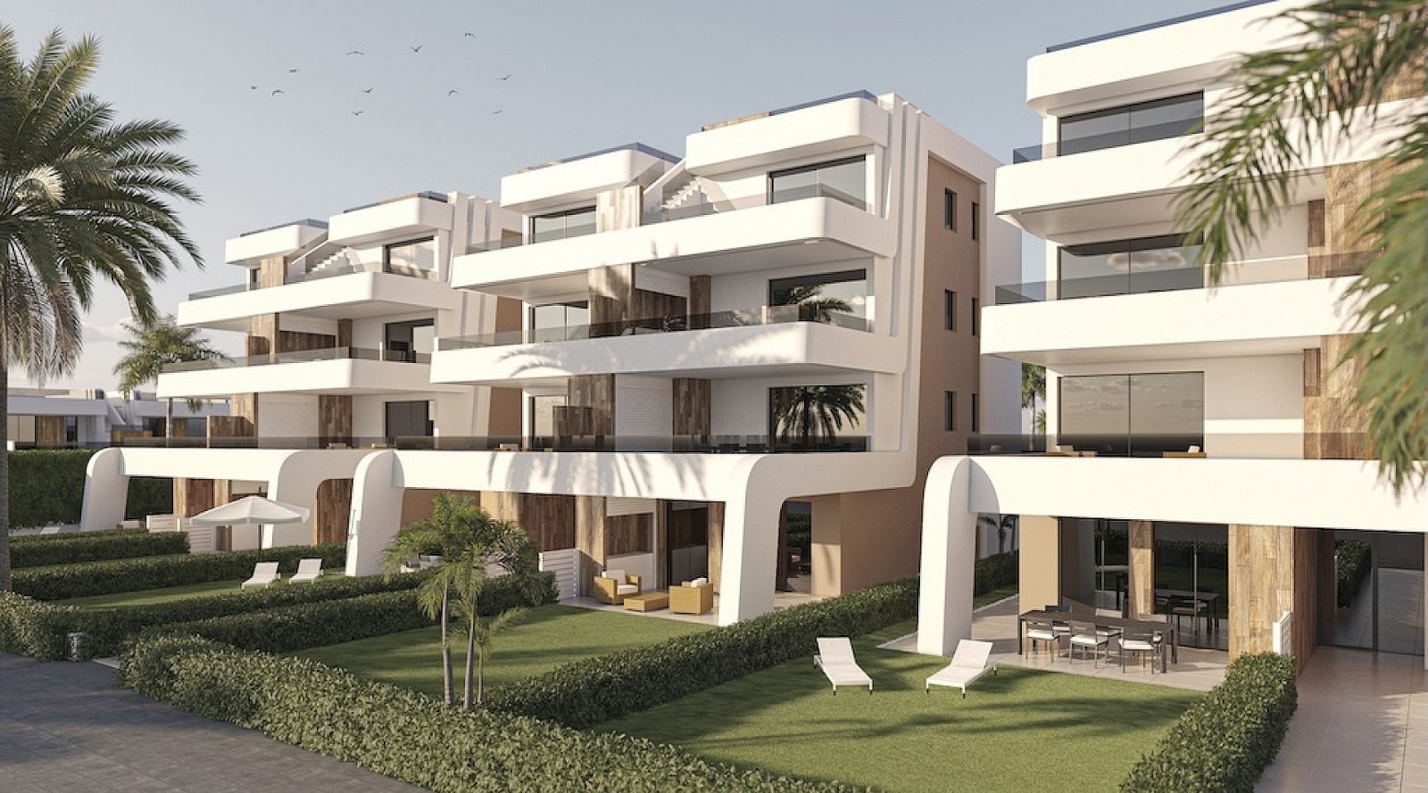 Bungalow-Apartment mit Garten &amp; Pool am Golfplatz