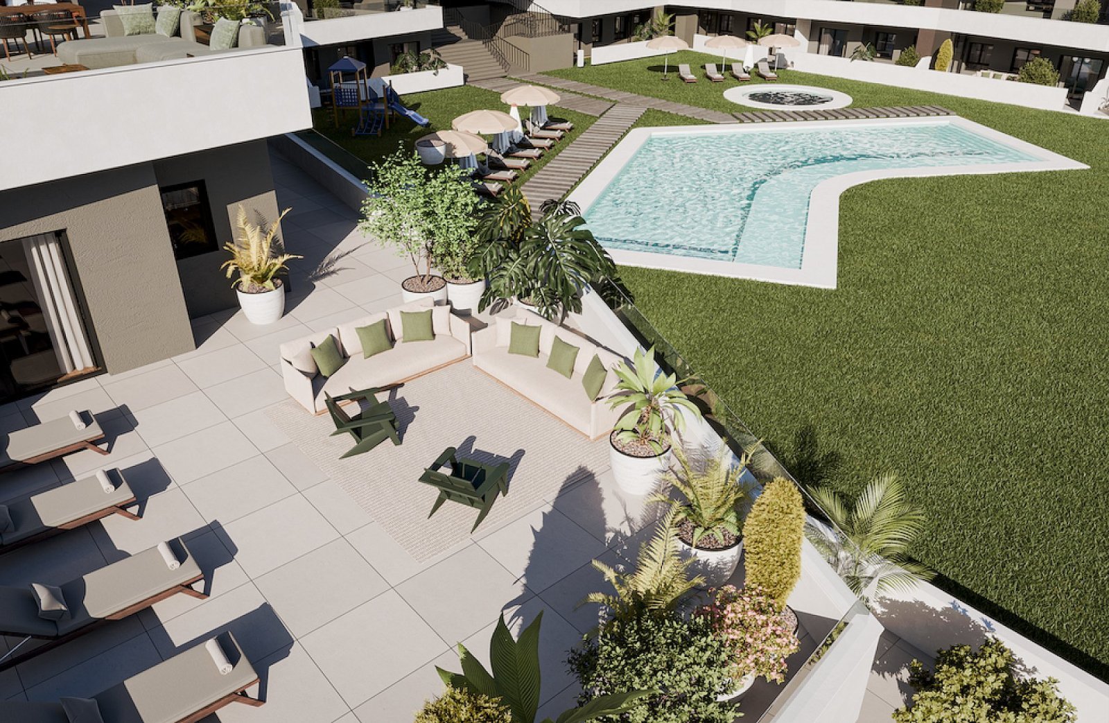 Wohnen im Resort mit Pool & Fitness