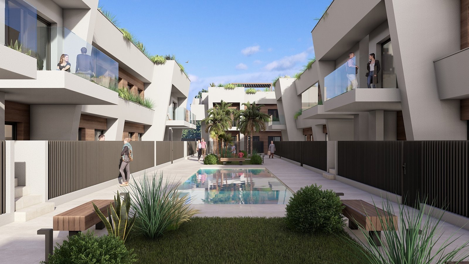 Exklusive Bungalows mit Garten und Pool in Golfnähe