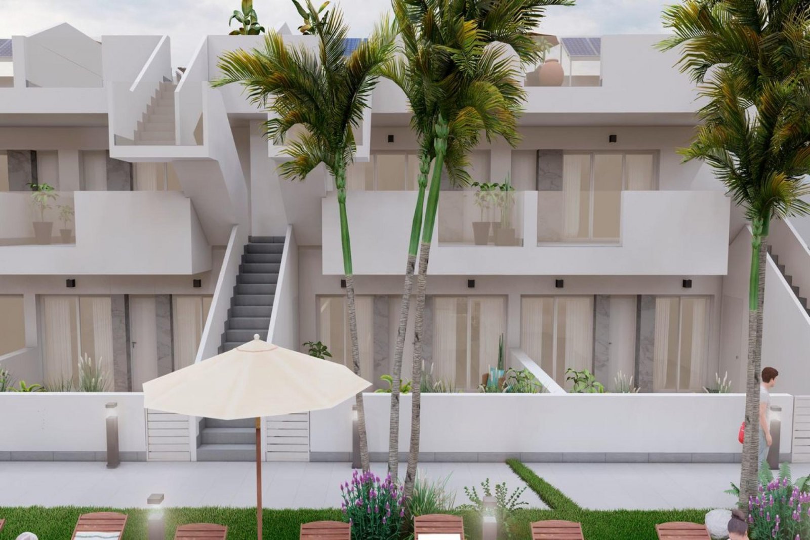 Stylishes Apartment mit Dachterrasse &amp; Gemeinschaftspool