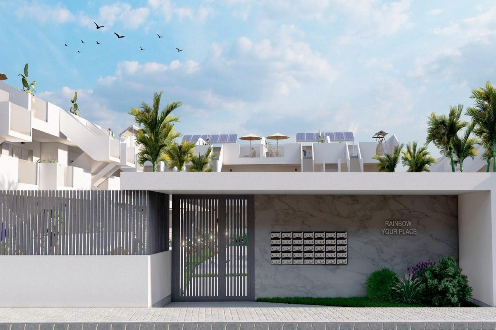 Stylishes Apartment mit Dachterrasse &amp; Gemeinschaftspool