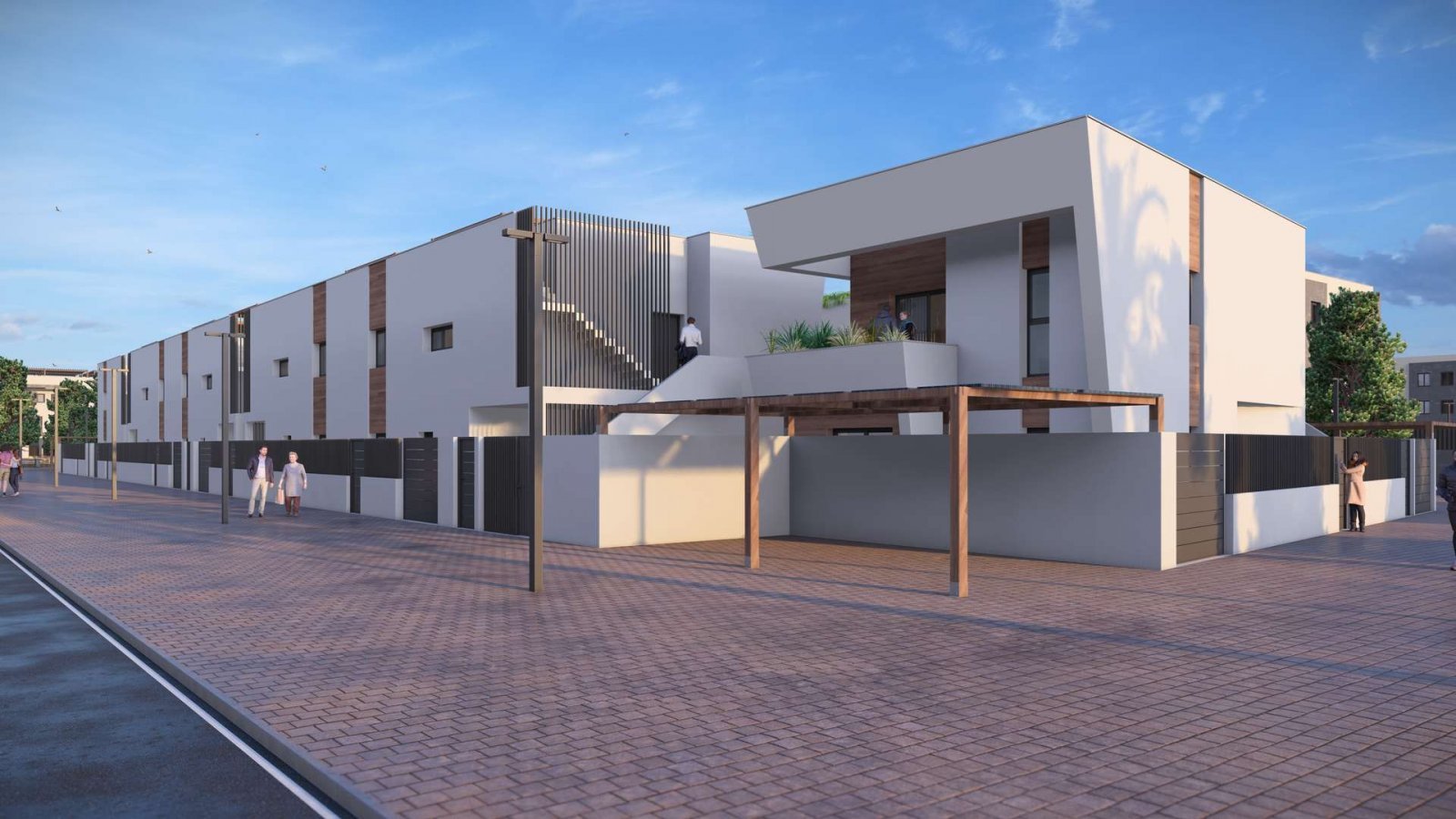 Penthouse mit großem Gemeinschaftspool in Strandnähe