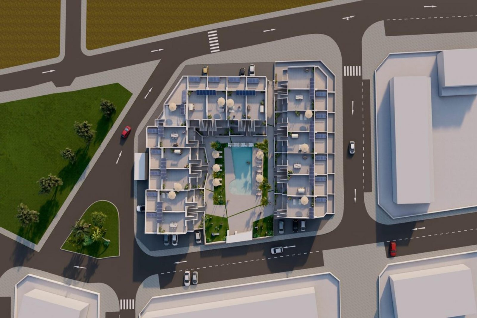 Gartenapartment mit 3 Schlafzimmern &amp; Pool