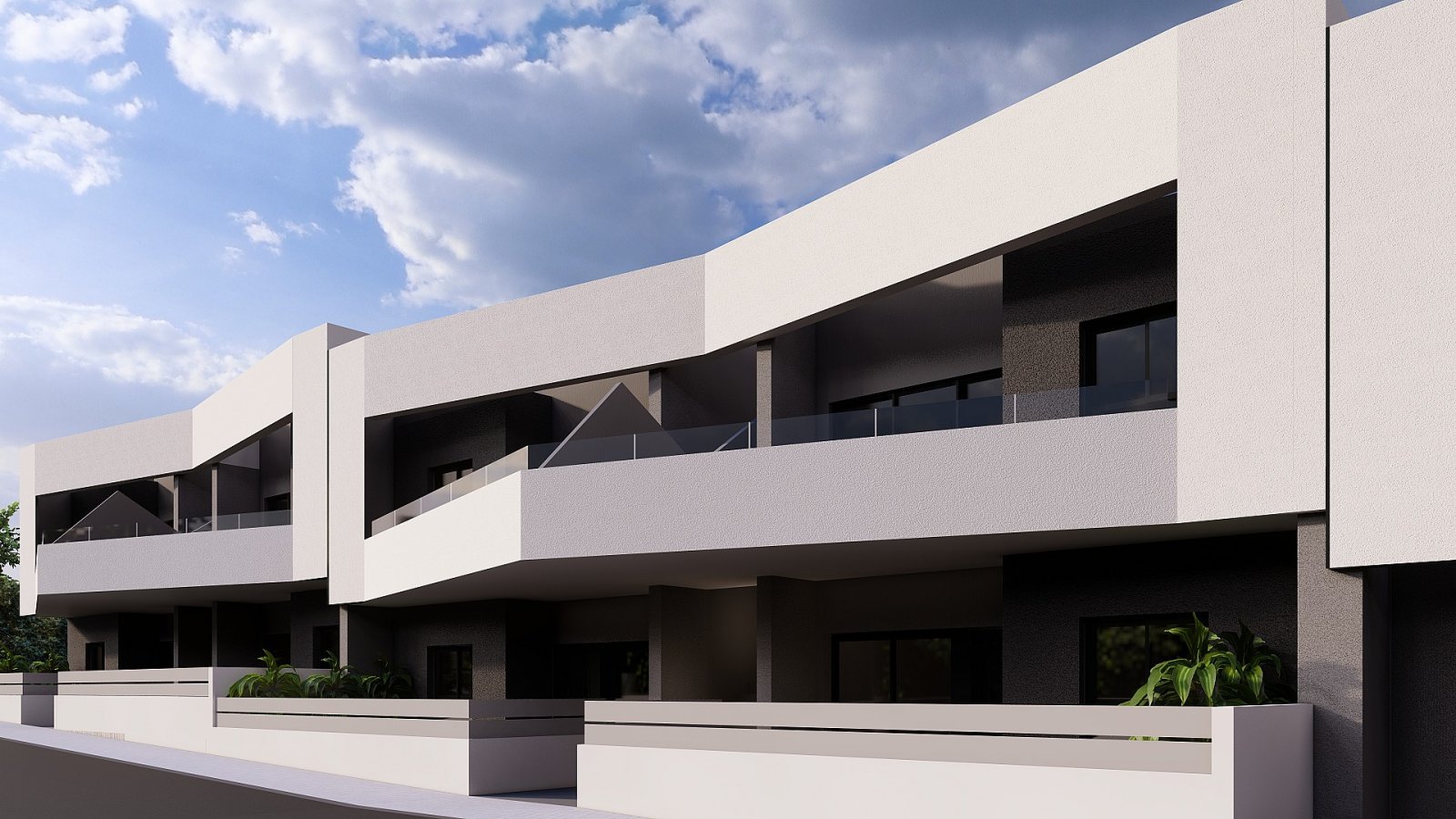 San Miguel de Salinas: Charmantes Gartenapartment in moderner Anlage 
