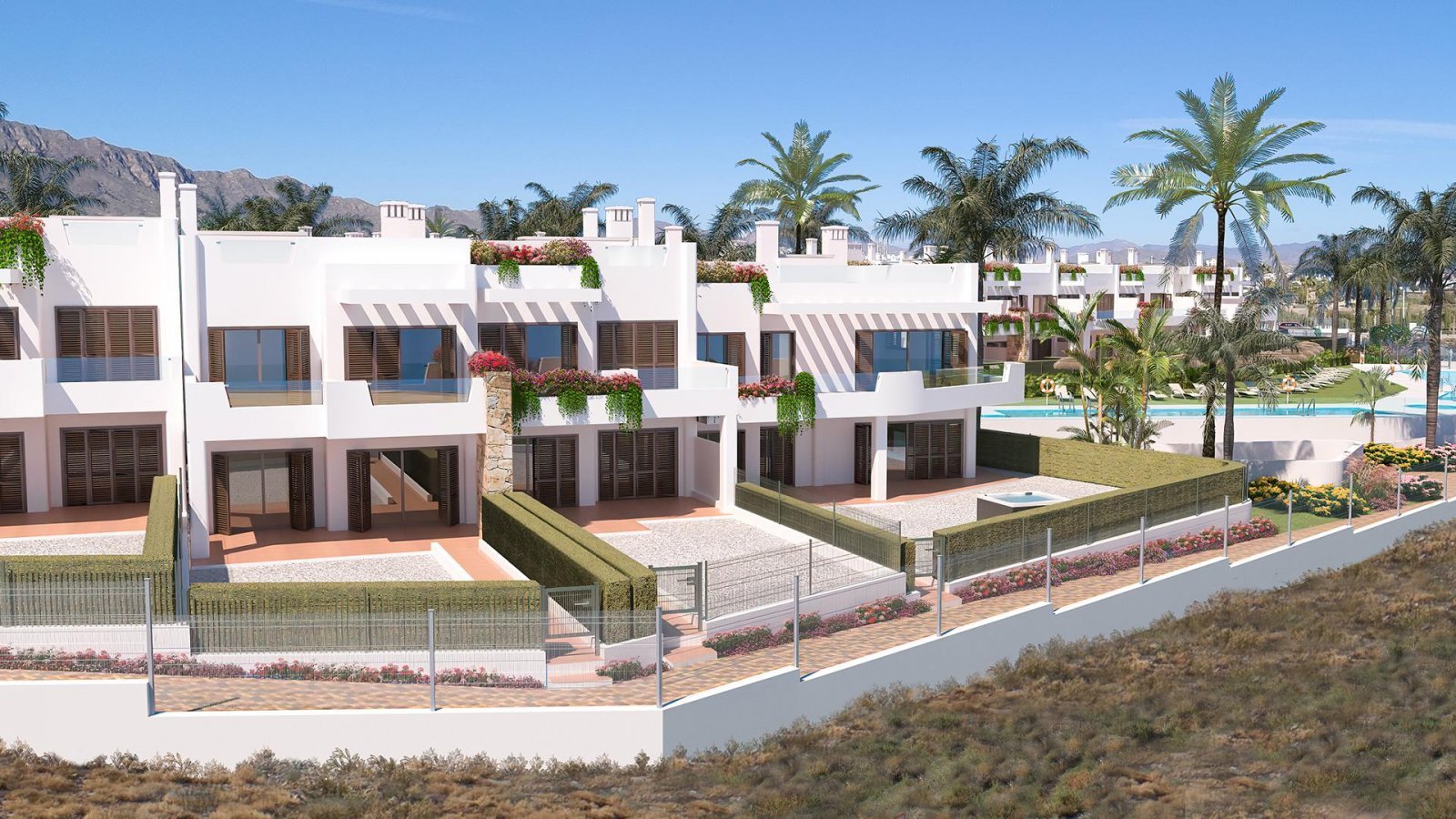 Luxus-Apartments mit Garten, Solarium & Meerblick