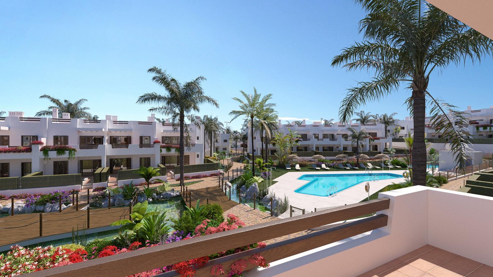 Luxus-Apartments mit Garten, Solarium & Meerblick