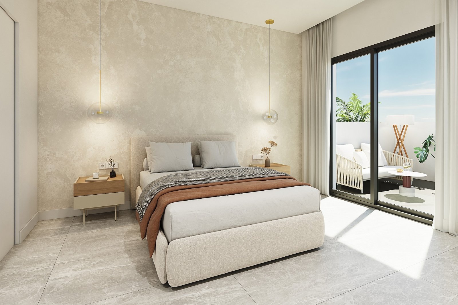Stilvolle Wohnung mit Privatgarten oder Solarium