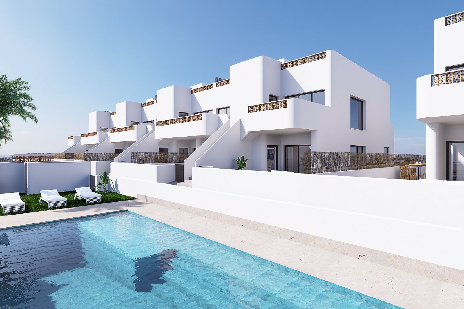 Ibiza-Style Apartment mit Garten &amp; Pool in Dolores