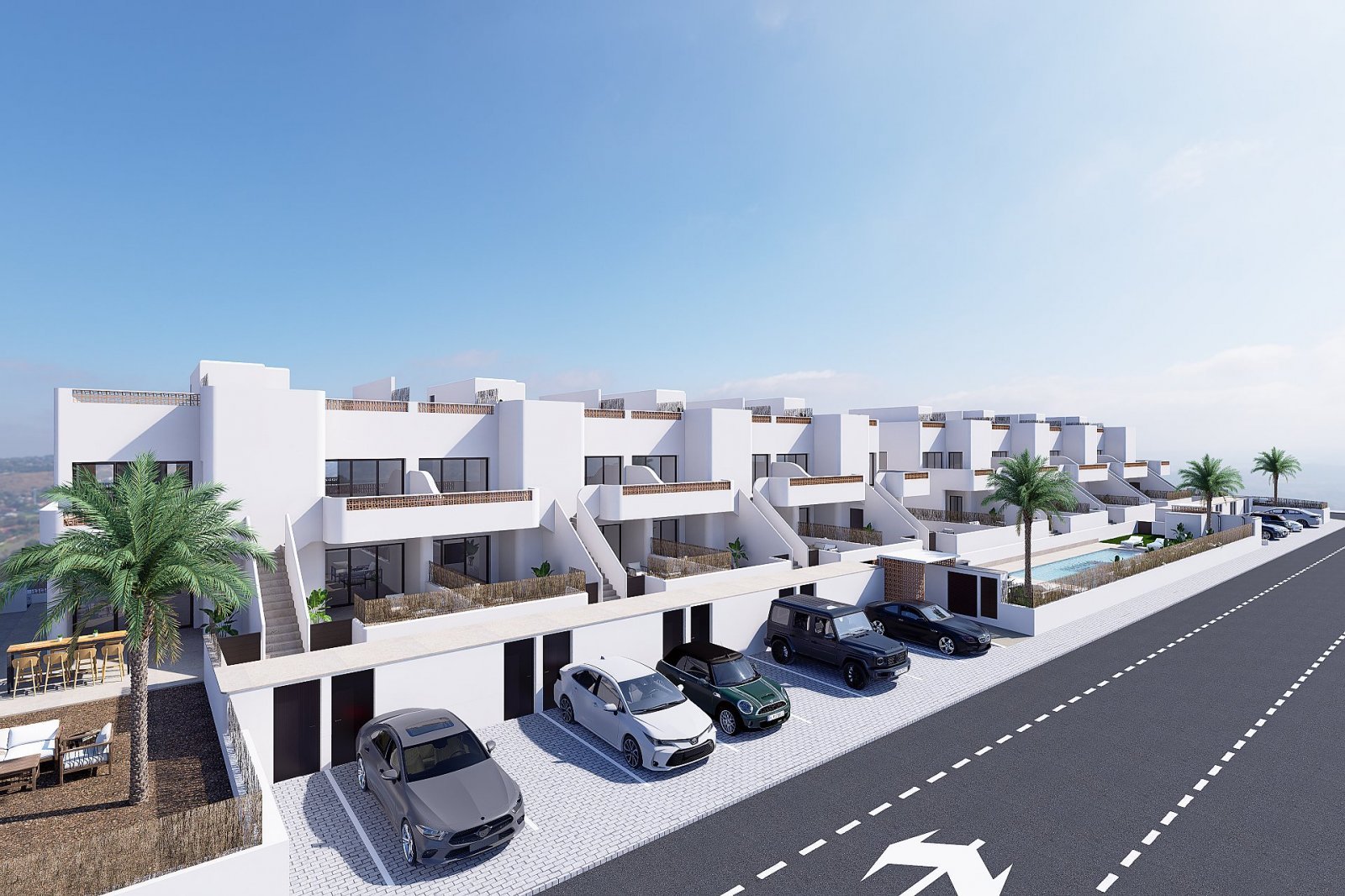 Ibiza-Style Apartment mit Garten &amp; Pool in Dolores