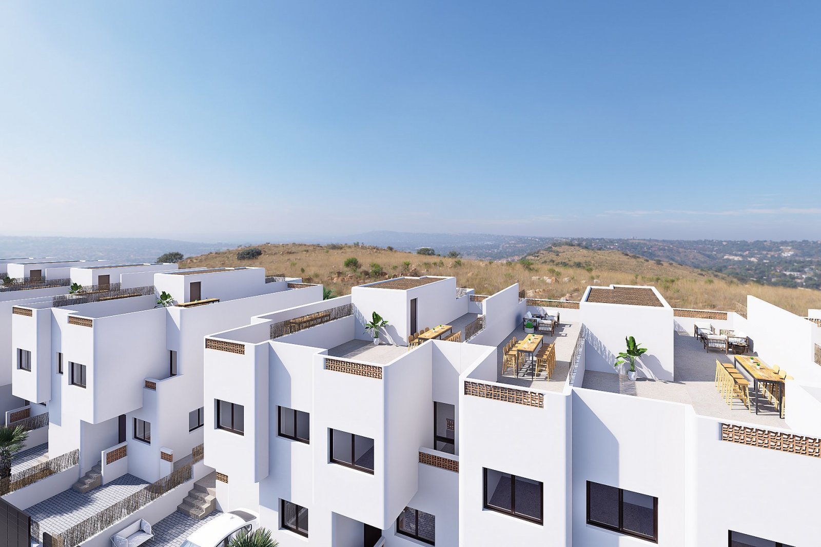 Ibiza-Style Apartment mit Garten &amp; Pool in Dolores