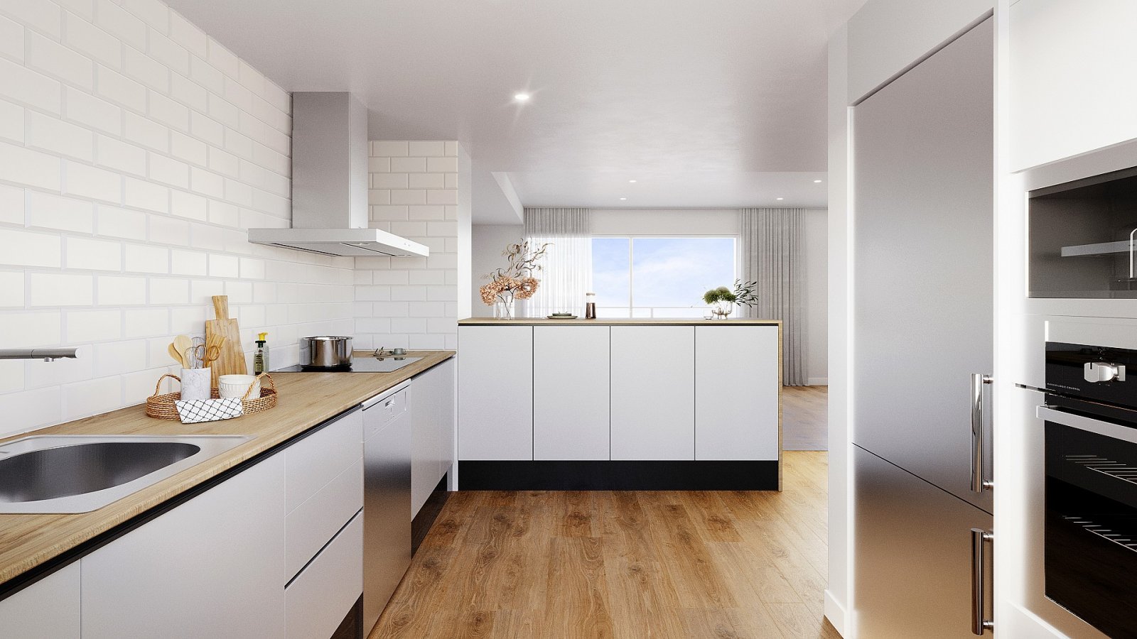 Exklusives 3-Zimmer-Apartment mit Garten & Pool