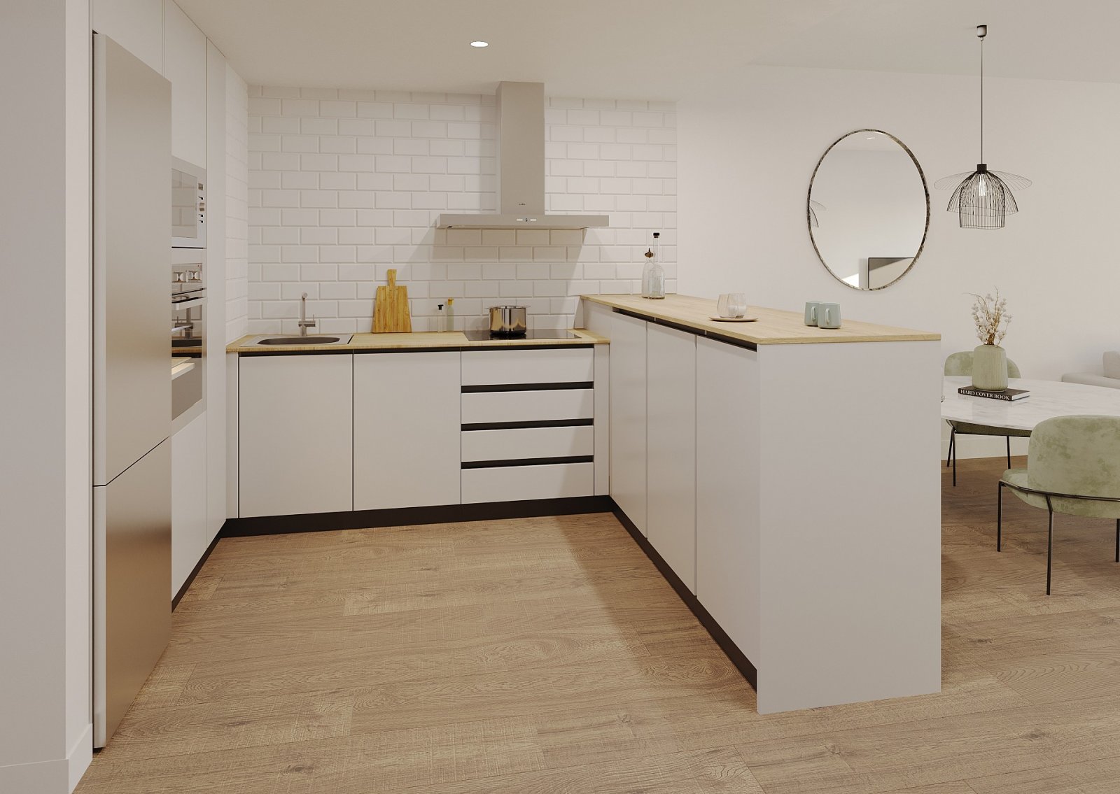 Exklusives 3-Zimmer-Apartment mit Garten & Pool