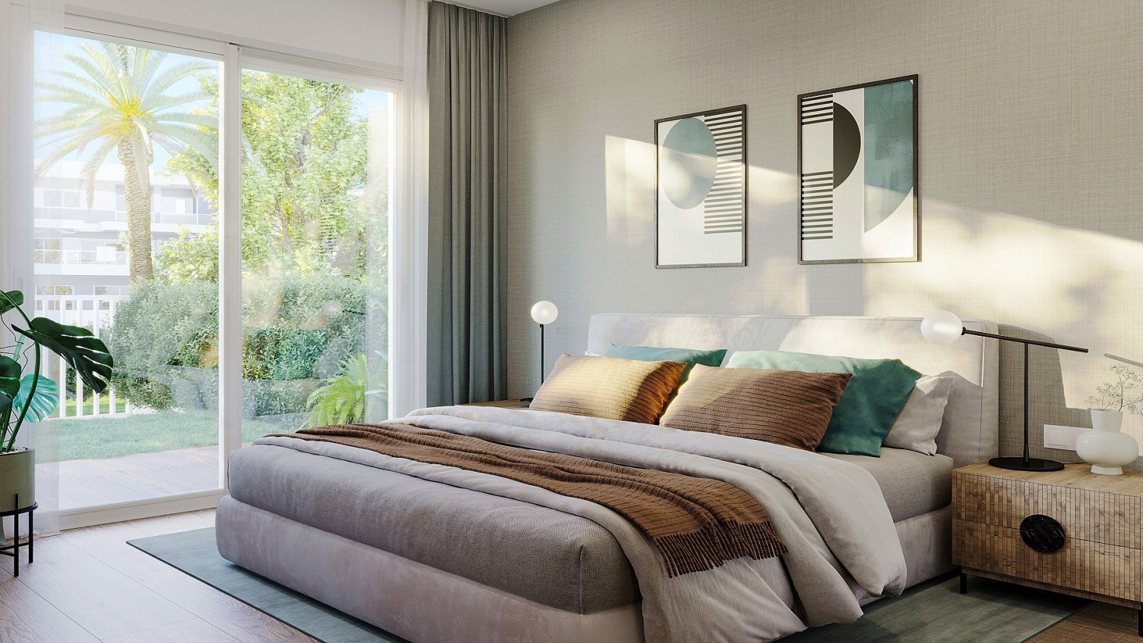 Exklusives 3-Zimmer-Apartment mit Garten & Pool
