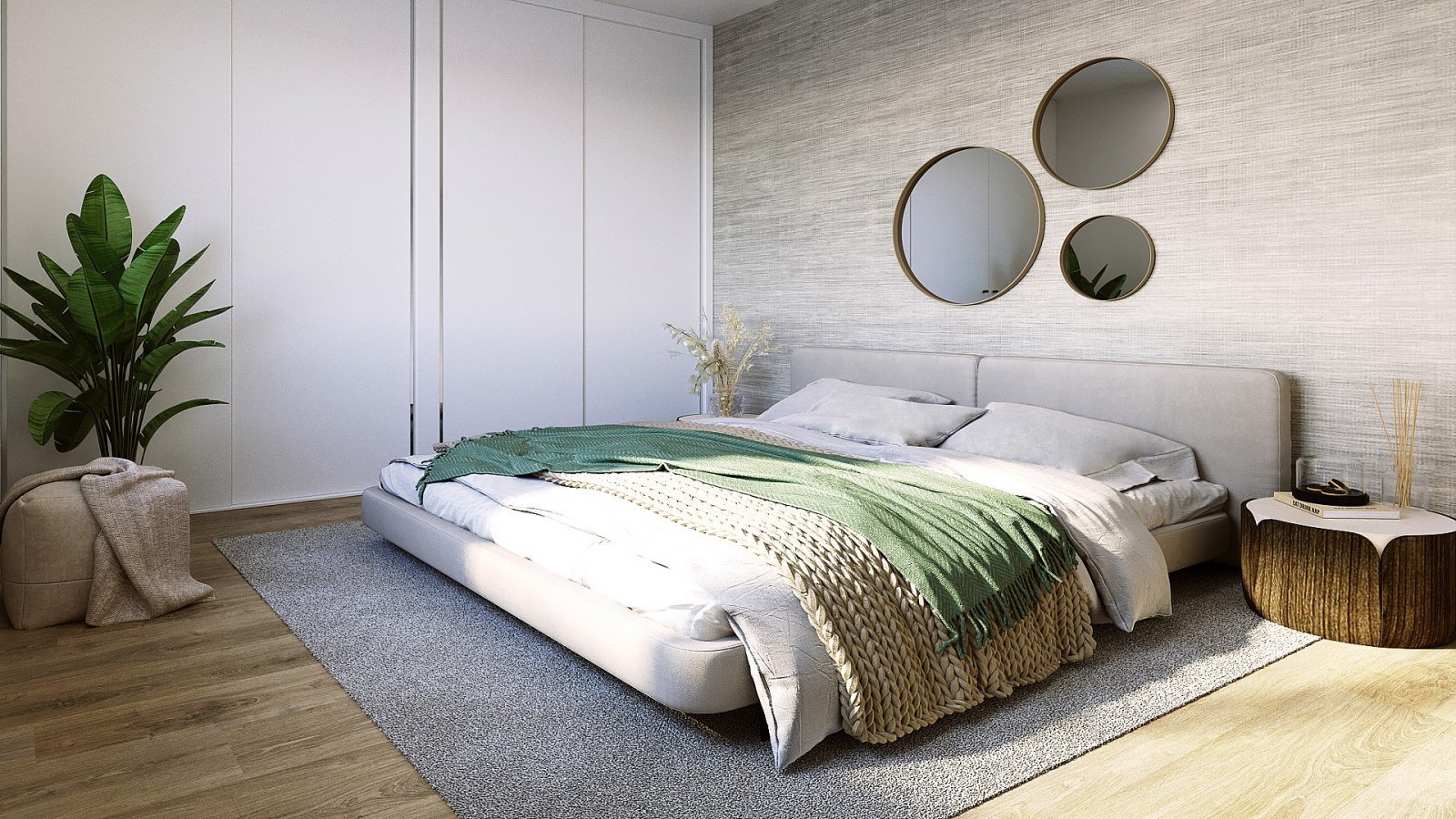 Exklusives 3-Zimmer-Apartment mit Garten & Pool