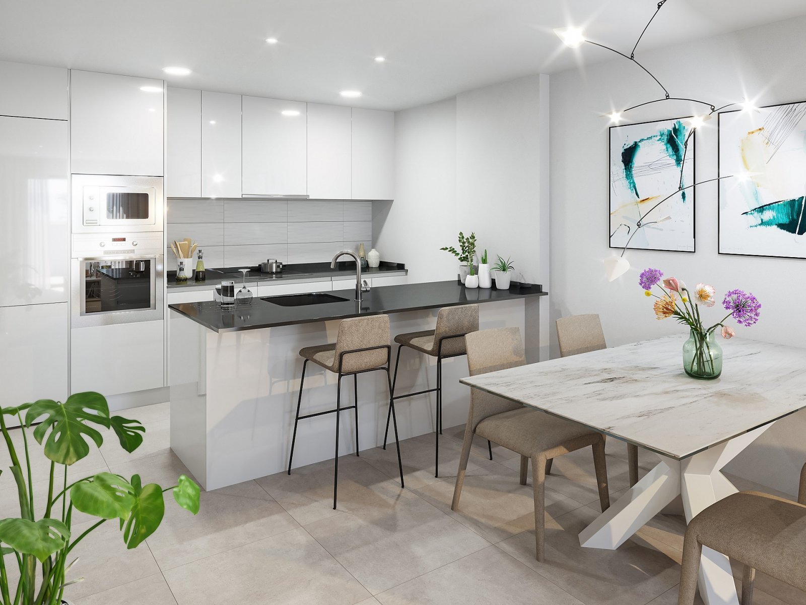 Exklusives Apartment mit Garten und Parkplatz