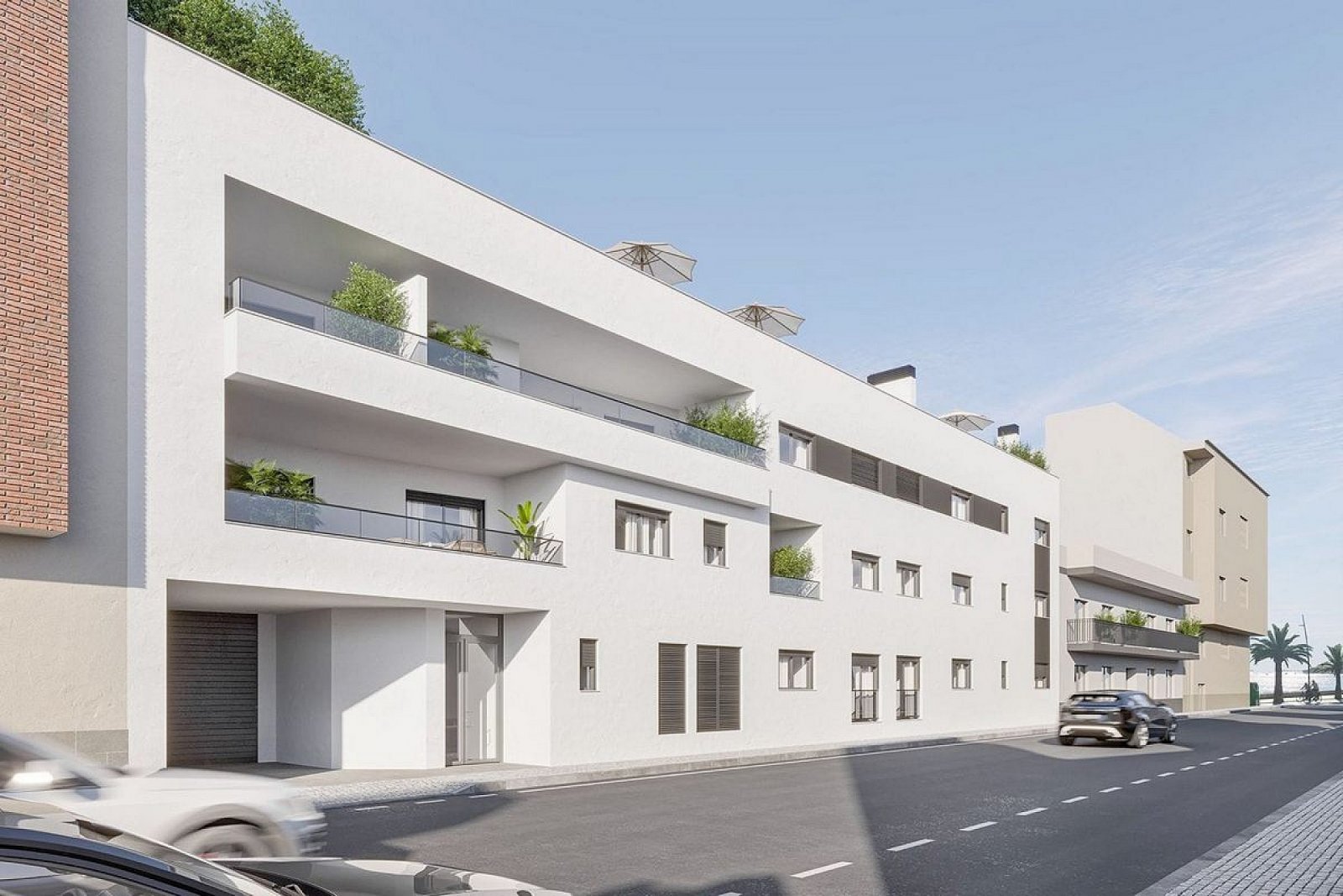 Moderne Gartenwohnung mit Gemeinschaftspool