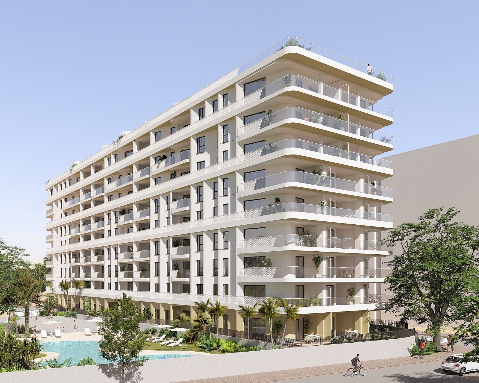 Stilvolles Apartment mit Innen- und Außenpool