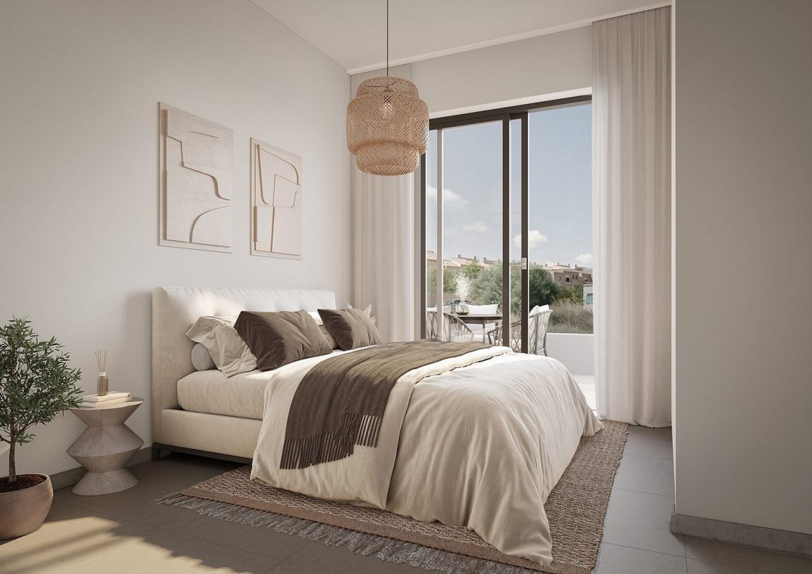 Elegantes Gartenapartment mit beheiztem Pool und Privatparkplatz