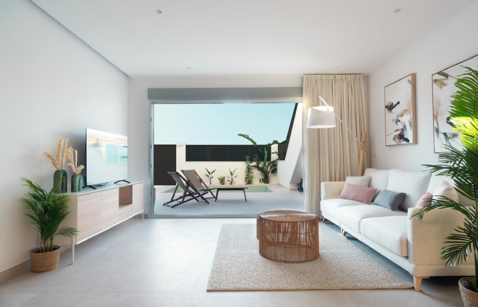 Schöne Wohnung nur wenige Meter vom Meer entfernt