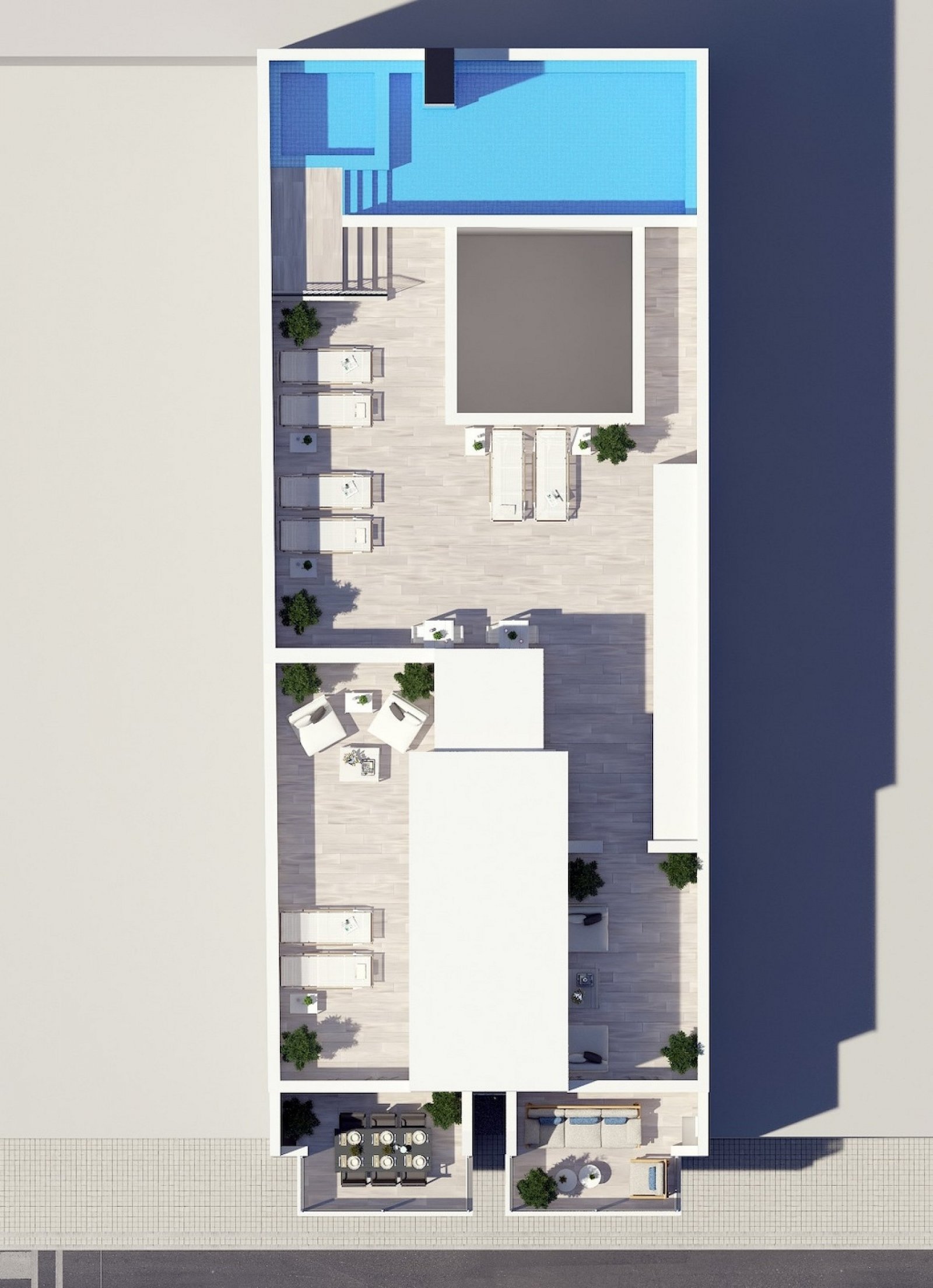 Sonniges Apartment mit Dachpool in Toplage