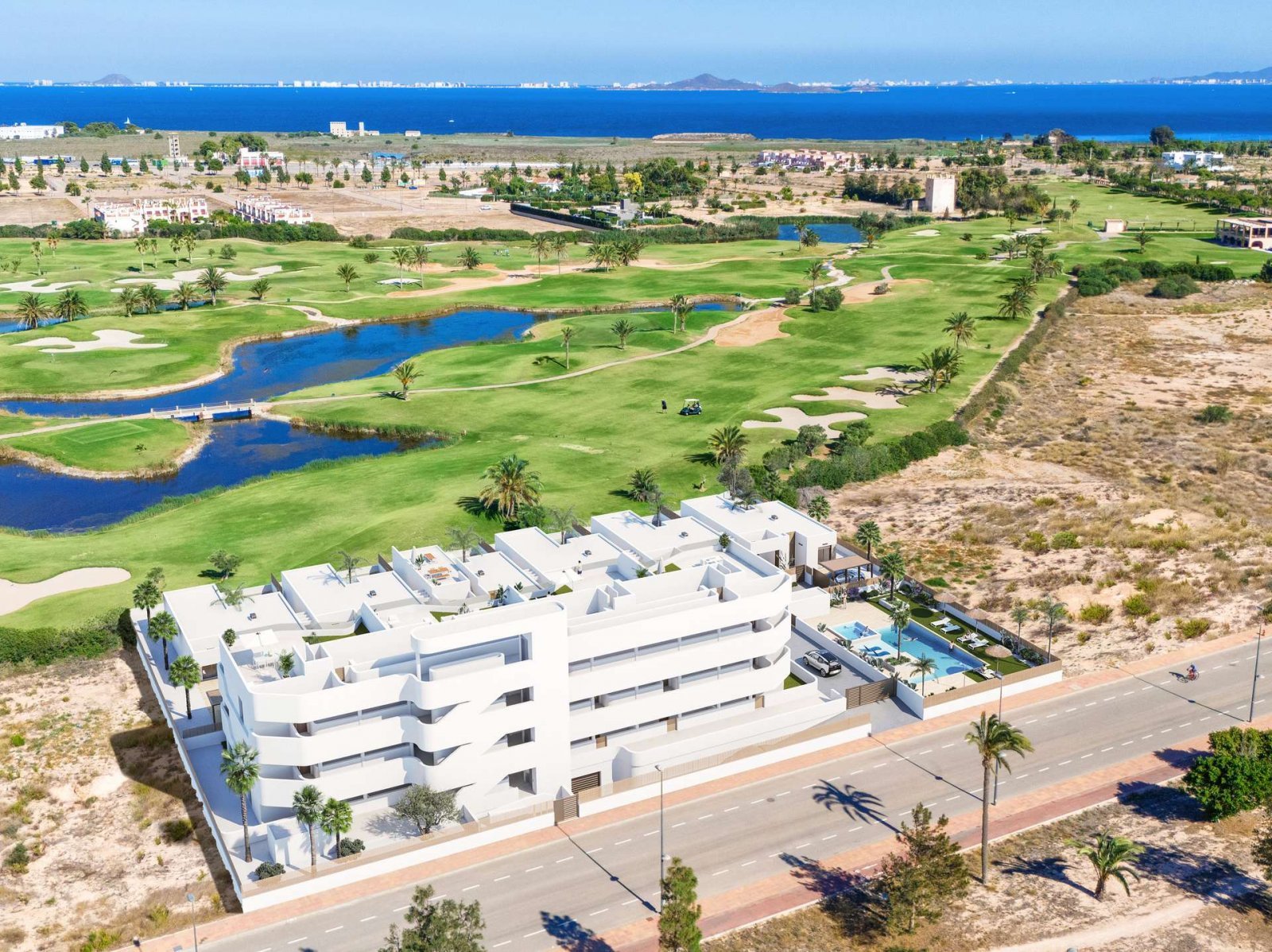 Apartment mit Blick auf das Meer und den Golfplatz La Serena