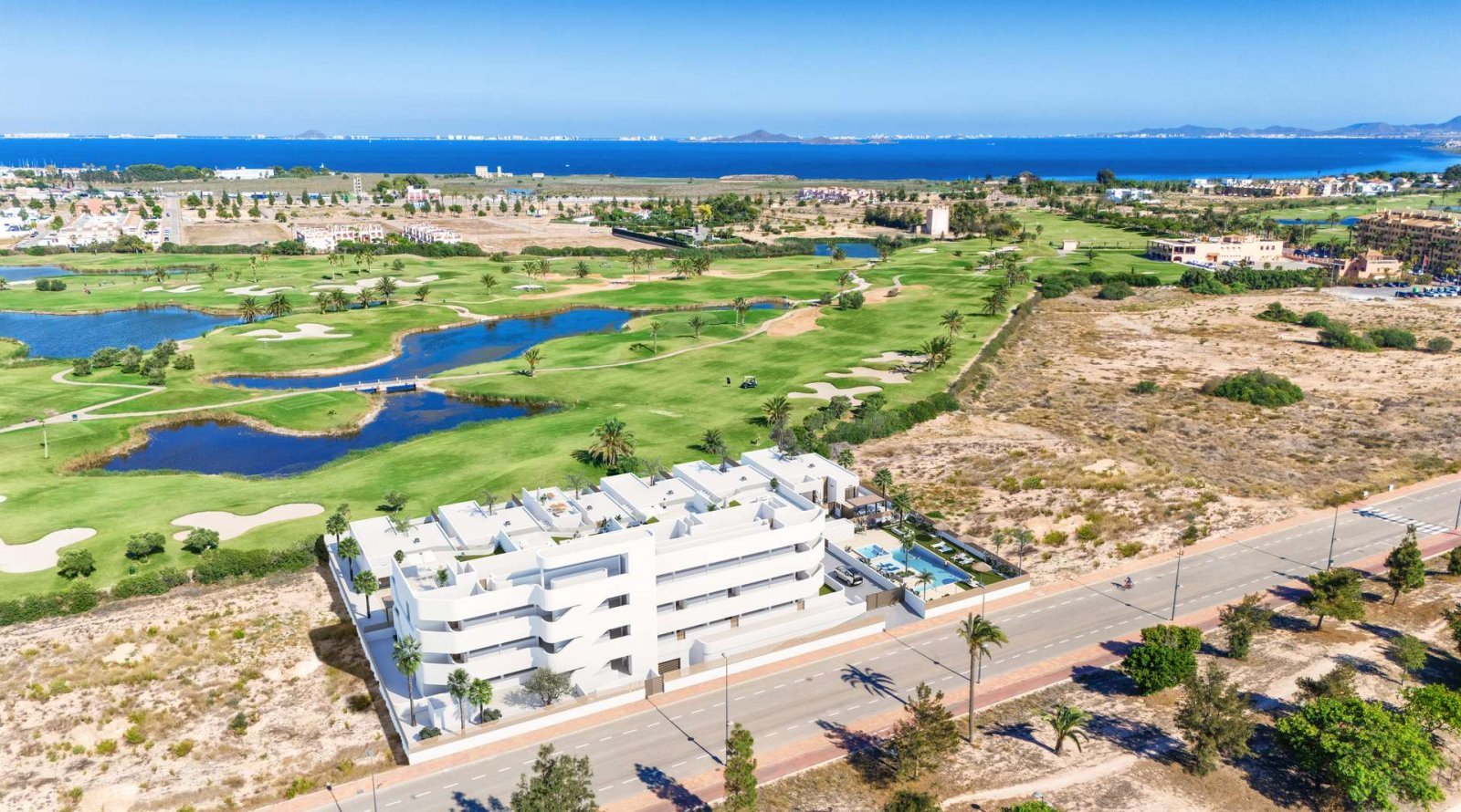 Apartment mit Blick auf das Meer und den Golfplatz La Serena