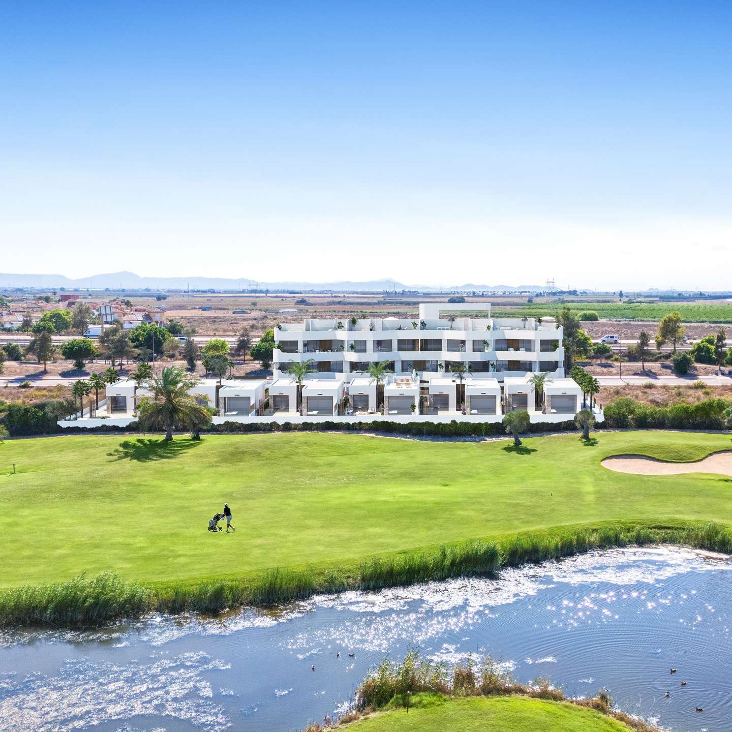 Apartment mit Blick auf das Meer und den Golfplatz La Serena