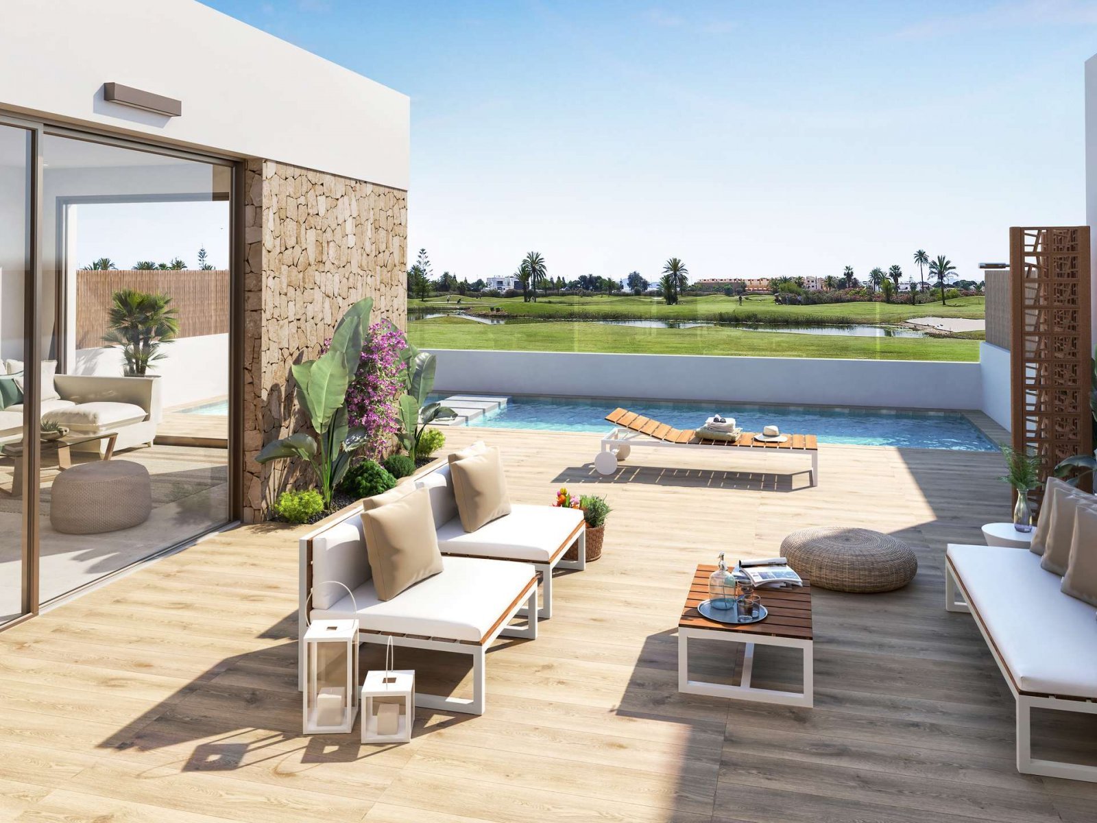 Apartment mit Blick auf das Meer und den Golfplatz La Serena