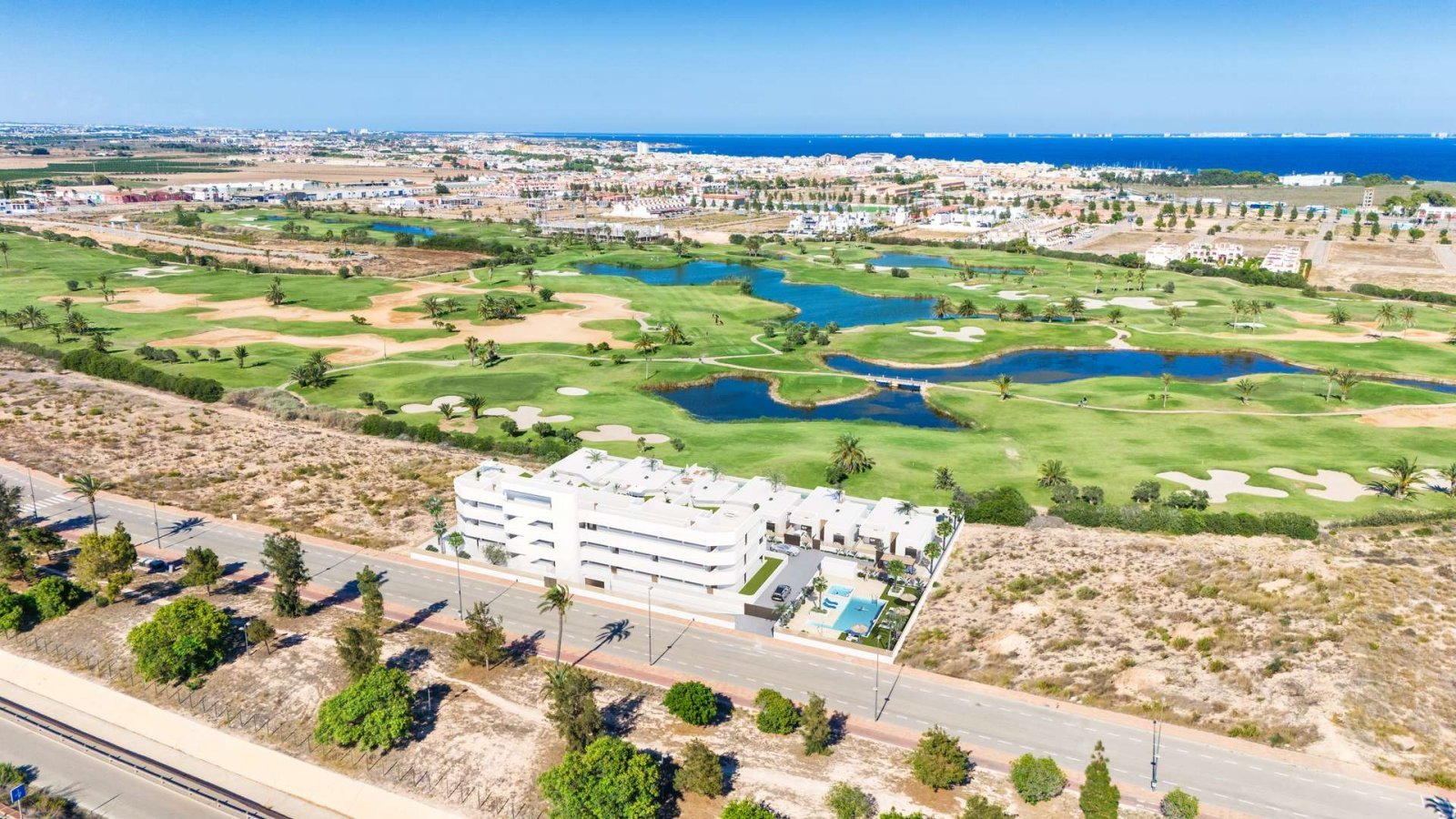 Apartment mit Blick auf das Meer und den Golfplatz La Serena