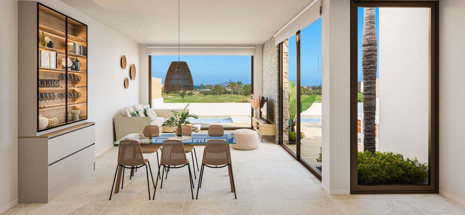 Apartment mit Blick auf das Meer und den Golfplatz La Serena