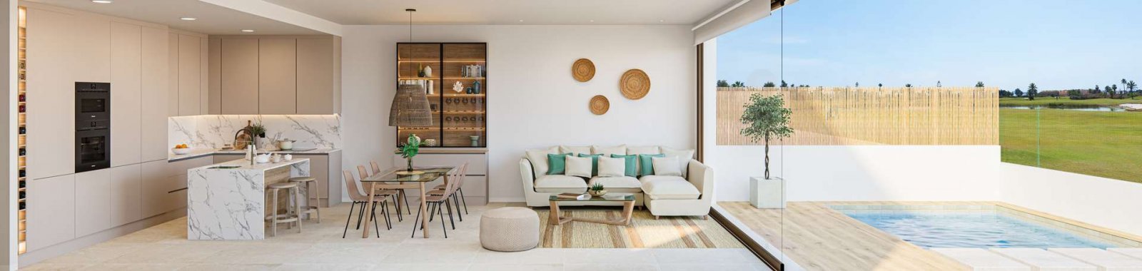 Apartment mit Blick auf das Meer und den Golfplatz La Serena
