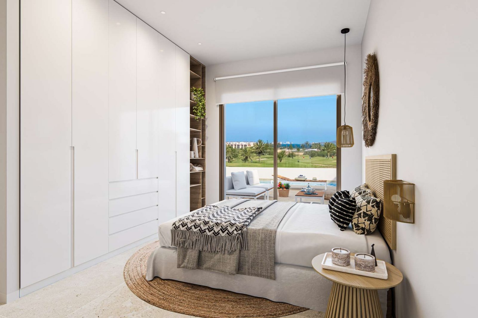Apartment mit Blick auf das Meer und den Golfplatz La Serena